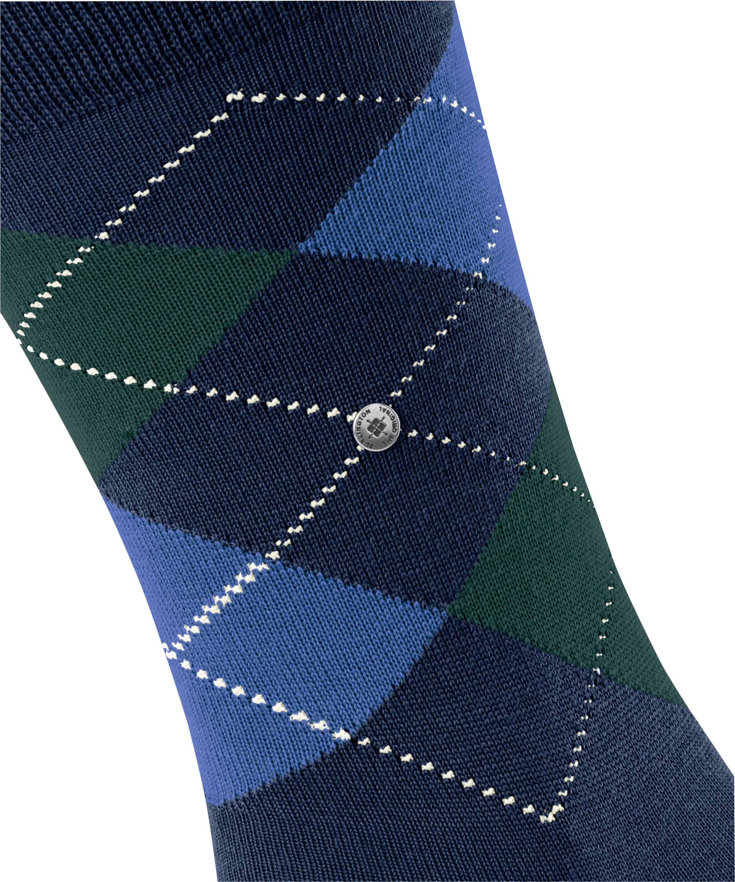 Burlington Socken »Edinburgh« Einheitsgröße 40-46, klassisches Argyle-Muster, wärmende Wollmischung