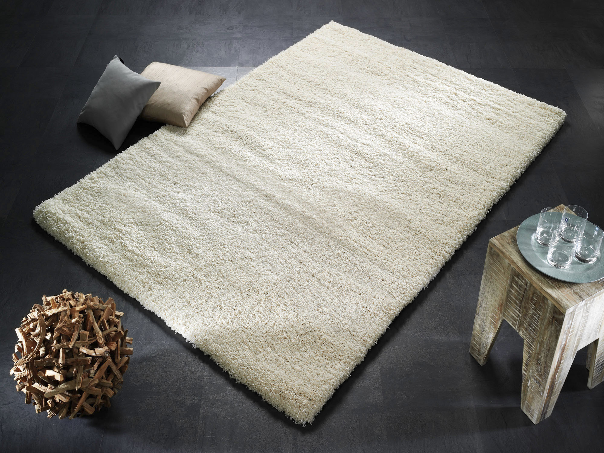 OCI DIE TEPPICHMARKE Hochflor-Teppich "LOBBY SHAGGY, auch als Läufer und in Rund" rechteckig 52 mm Höhe Langflor, dichter Shaggy, robust, auch in quadratischer Form