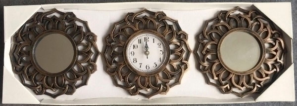 Myflair Möbel & Accessoires Dekospiegel »3tlg. Wanddekoset«, (Set, 3 St.), Wandspiegel, Landhaus, rund