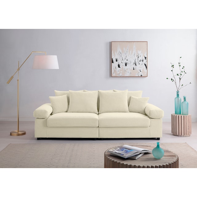 bestellen Cord-Bezug, stellbar home ATLANTIC mit | Federkern, frei BAUR im Raum collection Big-Sofa, mit XXL-Sitzfläche,
