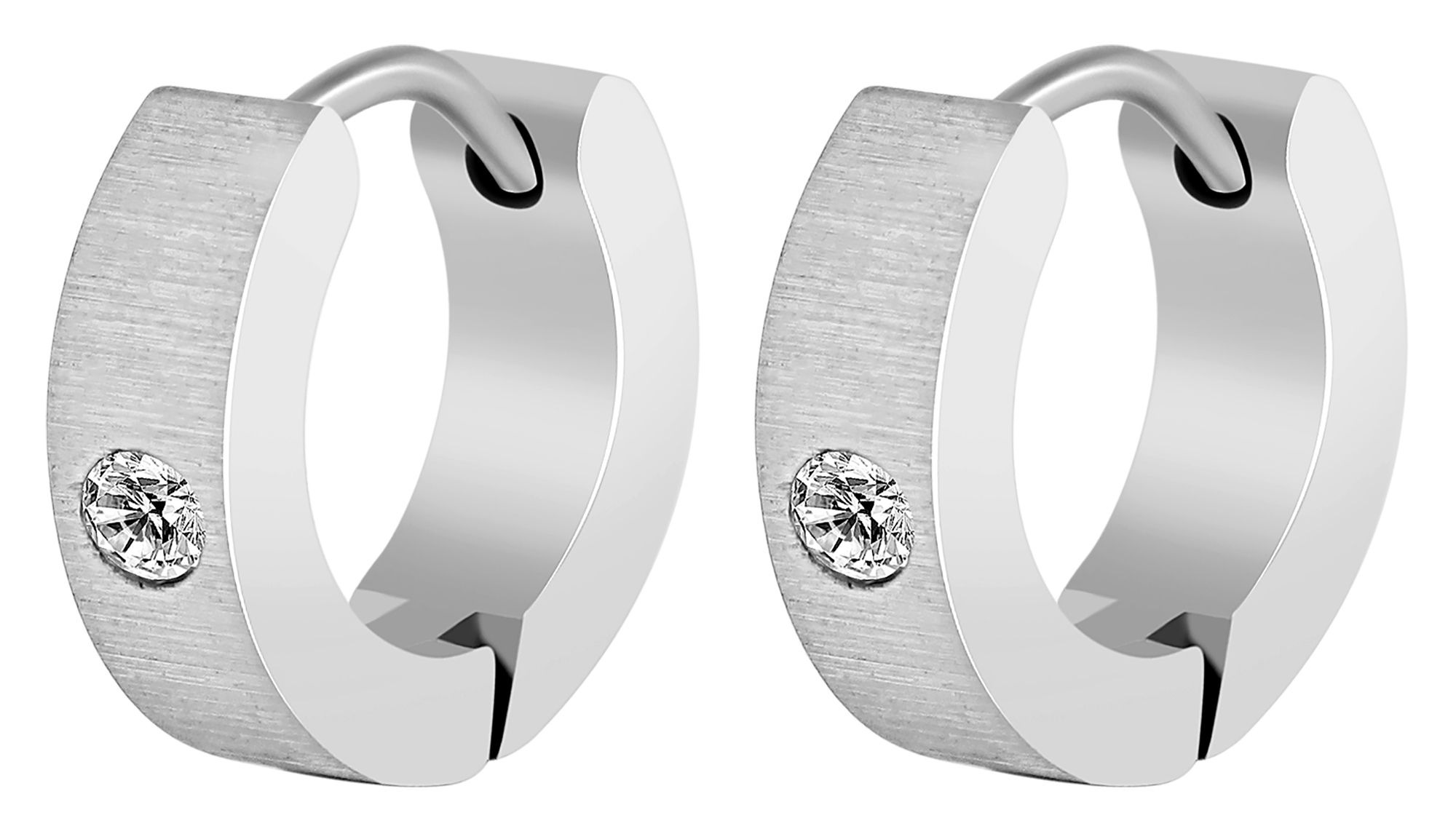 Adelia's Hoop Earrings Silver 2