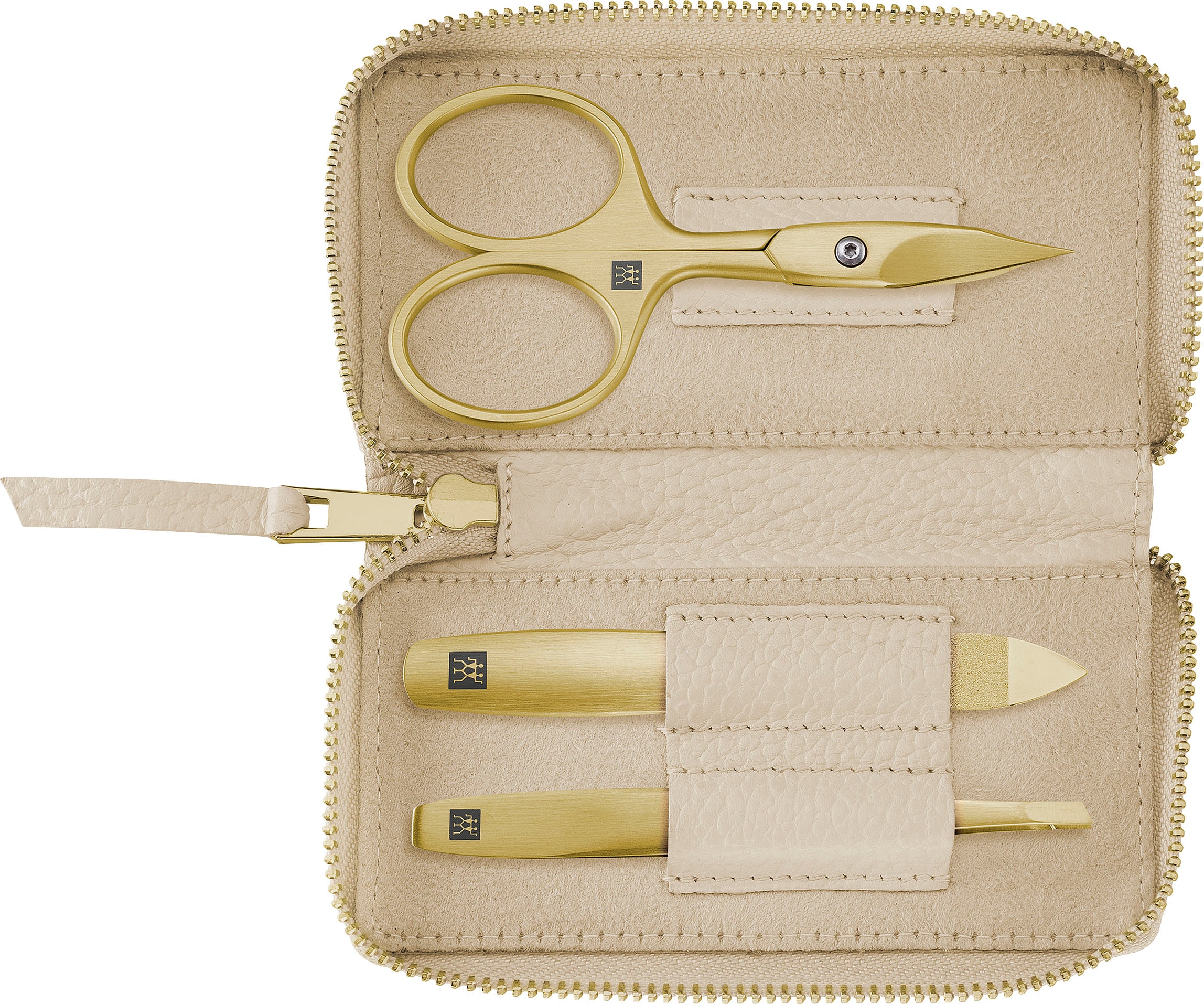 Zwilling Maniküre-Etui »PREMIUM GOLD«, (Set, 3 tlg.), Nagelpflege-Set