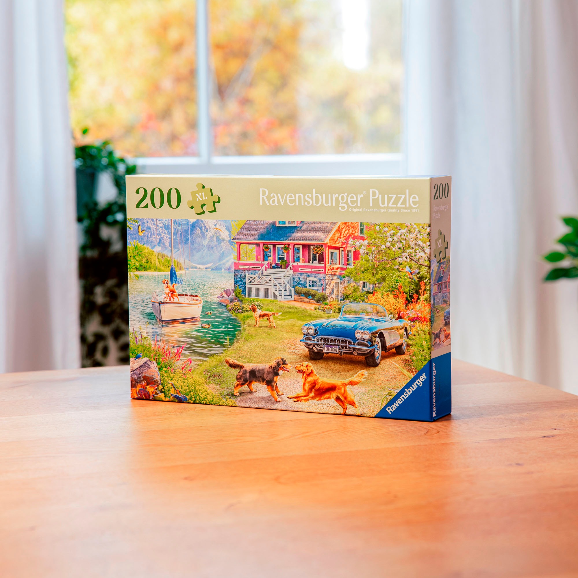 Ravensburger Puzzle »Feel Well & Puzzle, Sommerhaus am See«, XL, für Erwachsene, Made in Europe