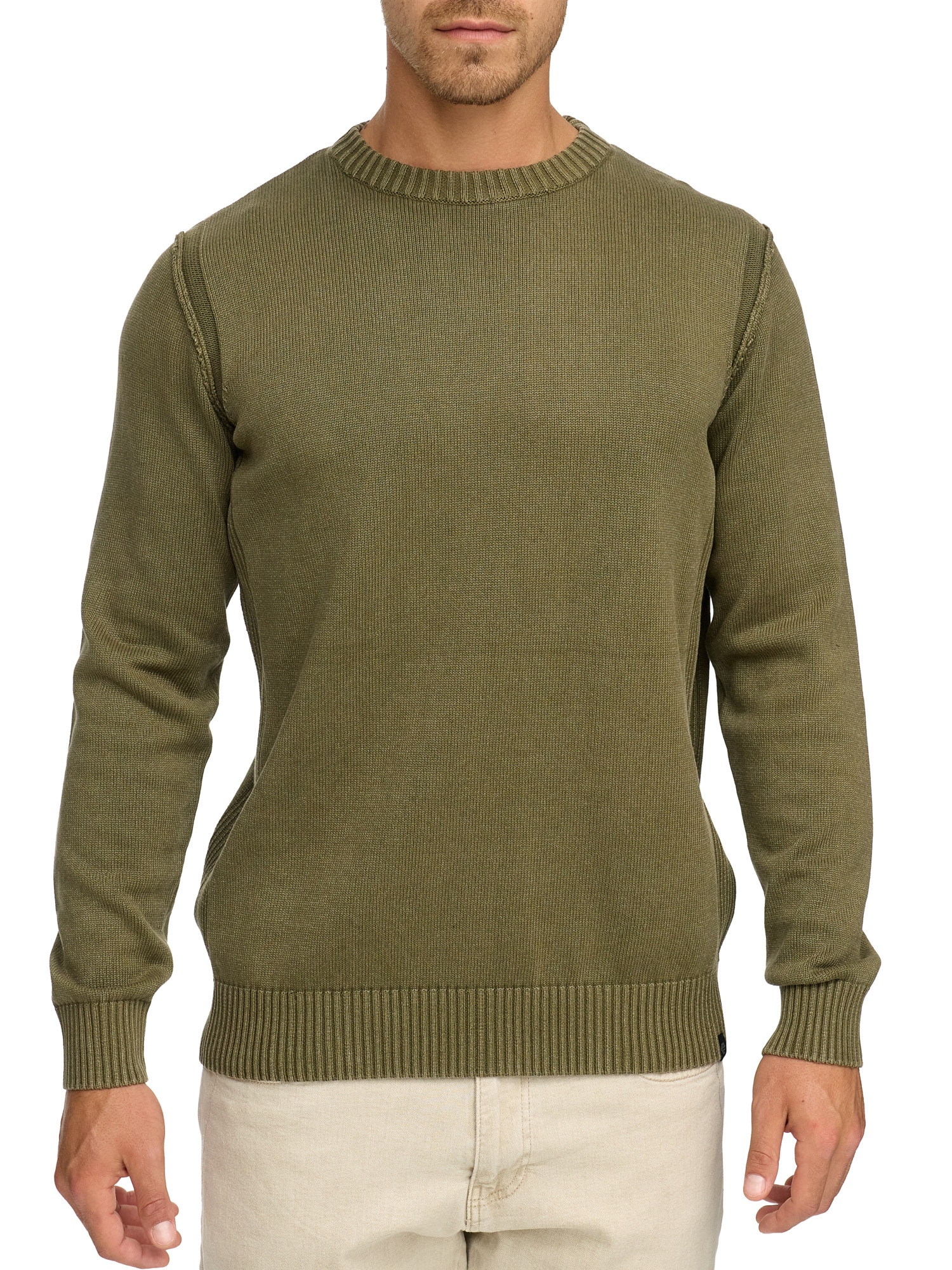 Indicode Rundhalspullover "INNiels O-neck" günstig online kaufen