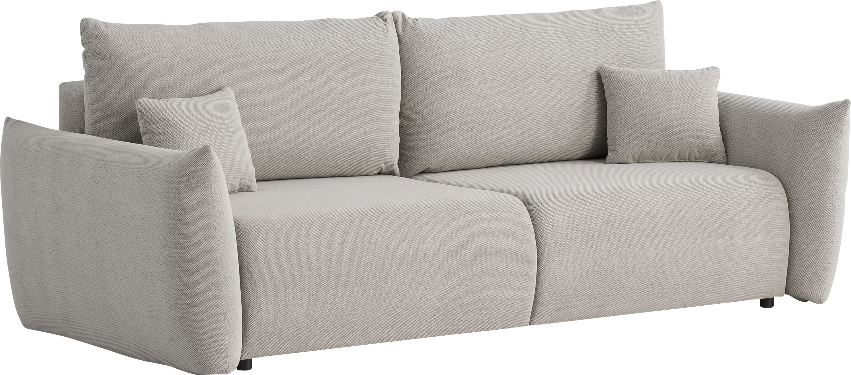 Thumbnail - Home affaire 3-Sitzer "MAVAS Schlafsofa mit Bettkasten" ca.240/108cm (Liegefläche 212/145 cm), Cord, Chenille, Struktur