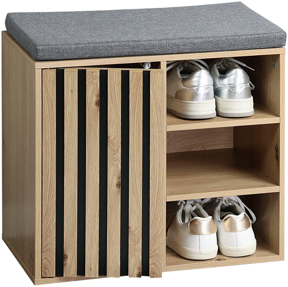 KESPER® Schuhbank »Schuhschrank mit Sitzkissen« grifflos, Sitzkissen abnehmbar und waschbar