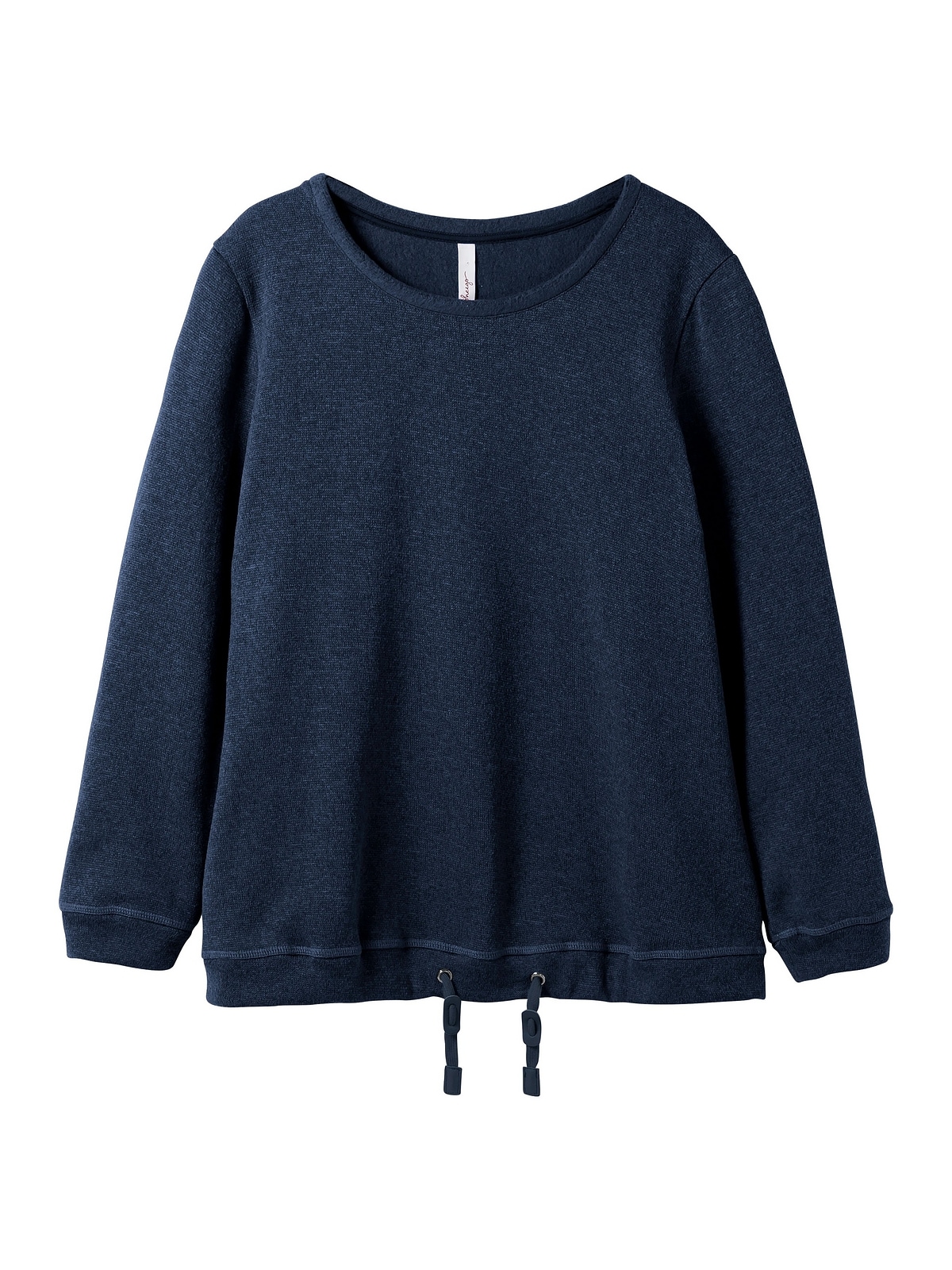 Sheego Sweatshirt »Große Größen«, aus Strickfleece, mit Saum-Tunnelzug