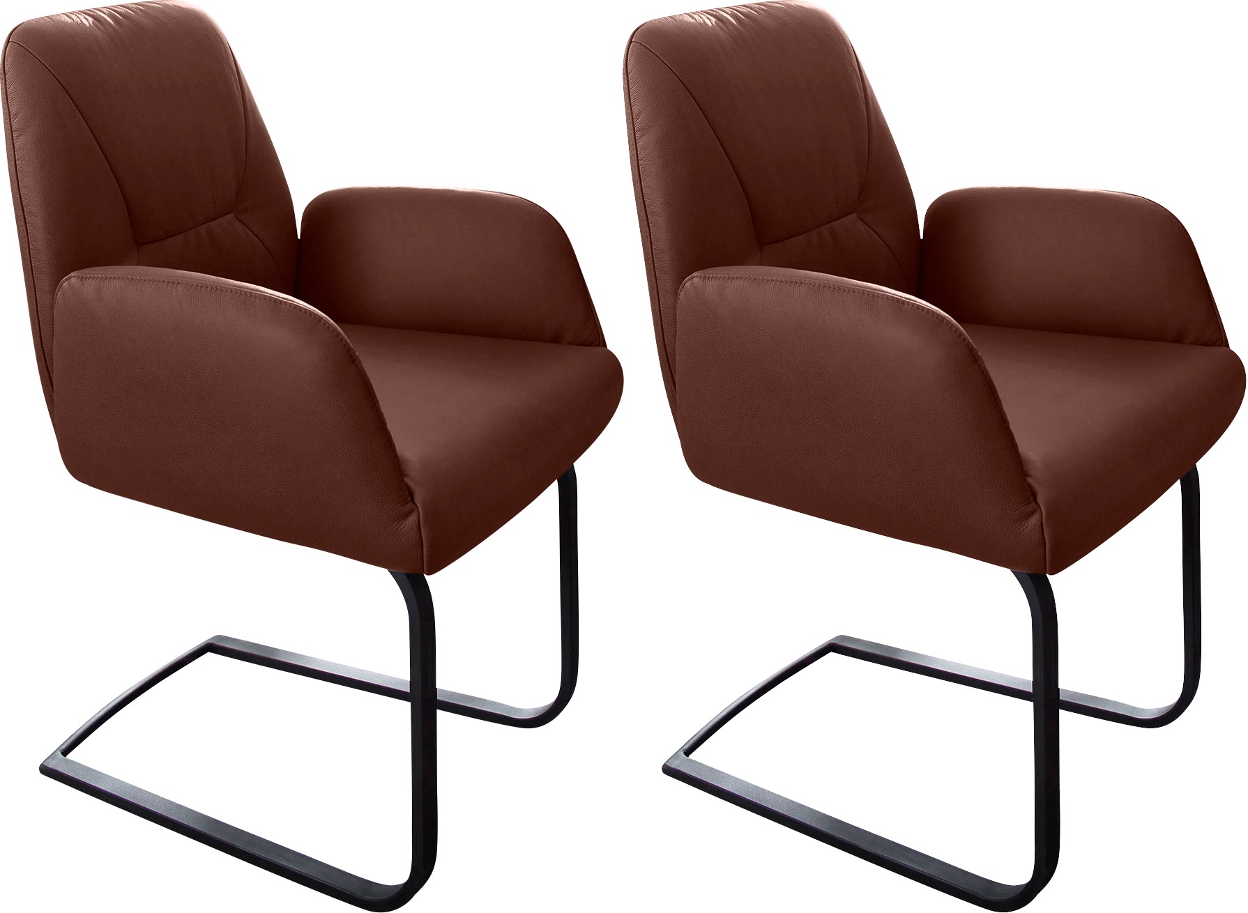 W.SCHILLIG Freischwinger "ole" (Set) 2 Stk. Longlife Xtra-Leder Z69 2er- od günstig online kaufen