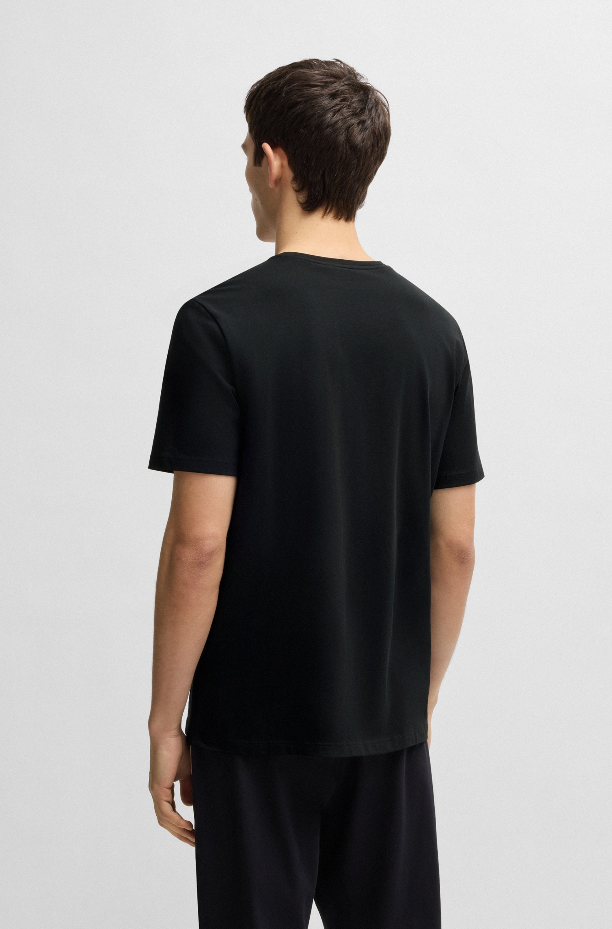 BOSS T-Shirt »Mix&Match T-Shirt R«, mit Logostickerei