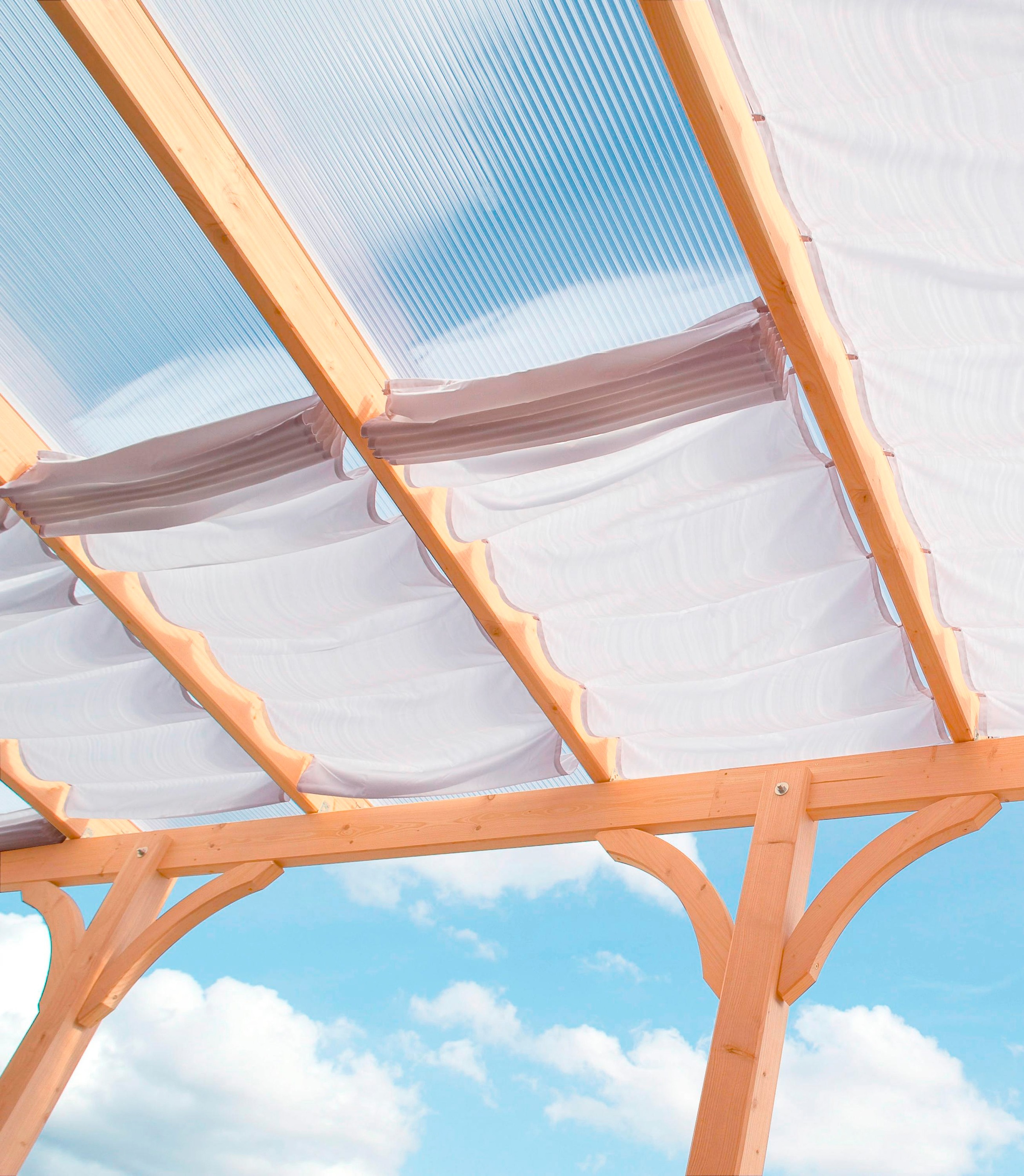 Floracord Sonnensegel "Wasser- und schmutzabweisend" 512 x 300 cm mit 5 Fel günstig online kaufen