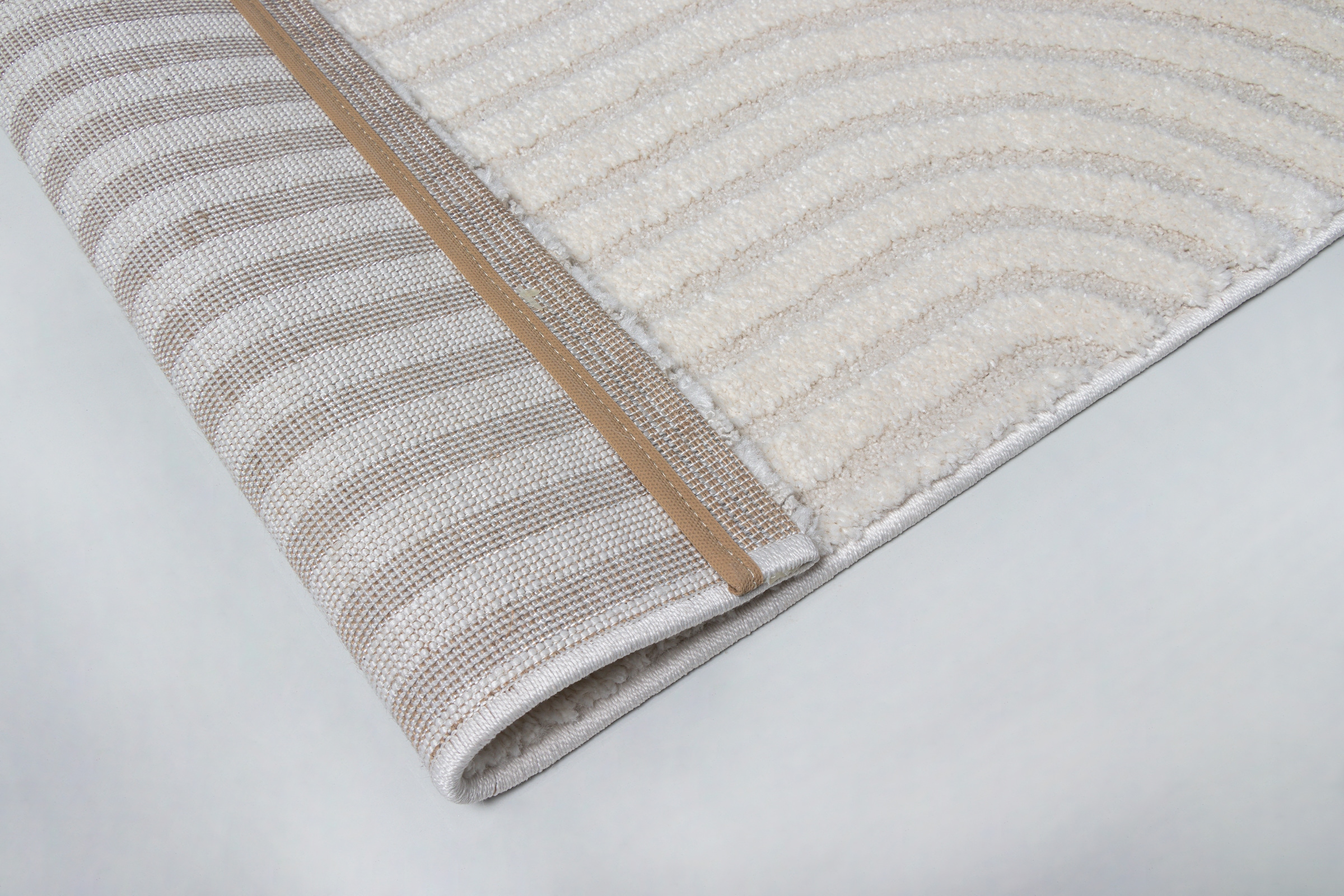 merinos Teppich »Elio 6«, rechteckig, 16 mm Höhe, moderner Kurzflor Teppich mit Hoch-Tief-Effekt, 3D Effekt