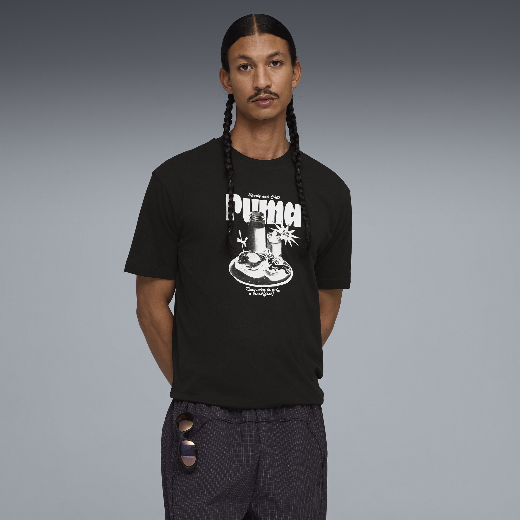 PUMA T-Shirt »Graphic Relaxed Breakfast T-Shirt Herren«