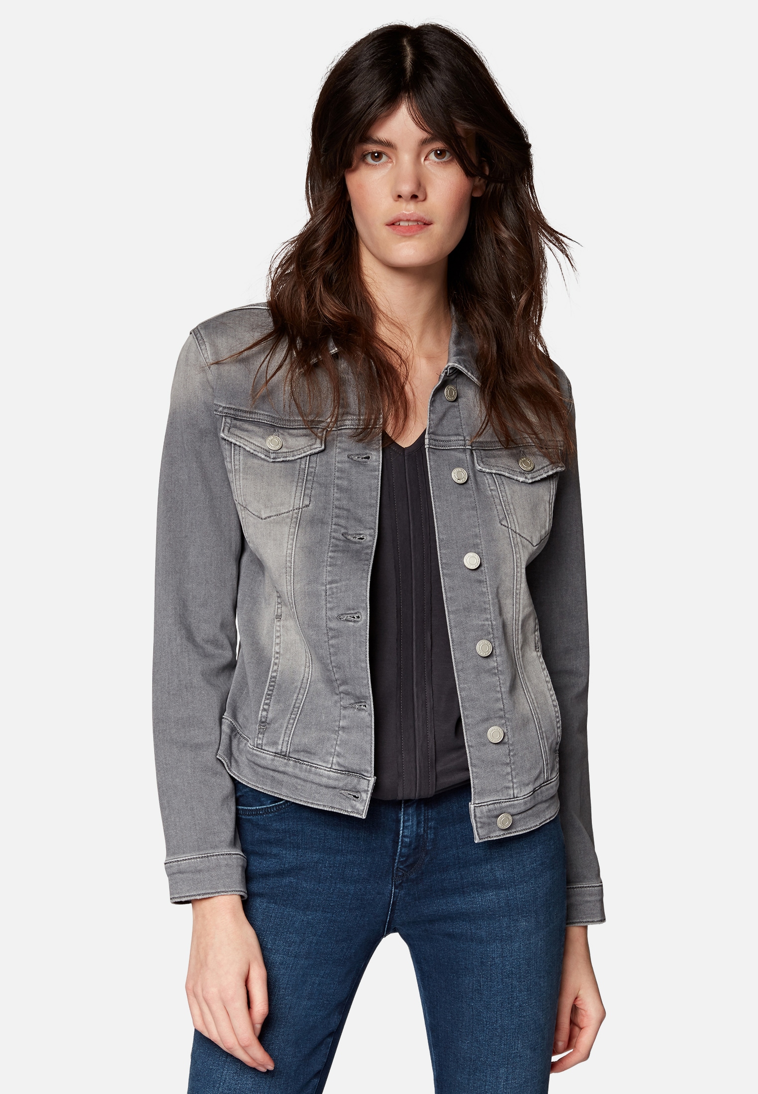 Mavi Jeansjacke »DAISY«, ohne Kapuze, Jeansjacke