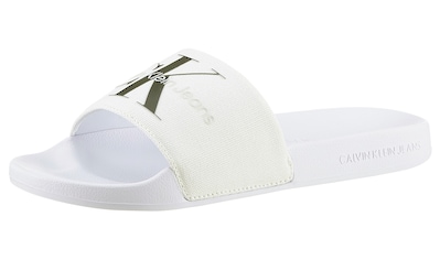 Badepantolette »FANNY SLIDE MONOGRAM«, Sommerschuh, Schlappen, Badeschuh, Poolslides...