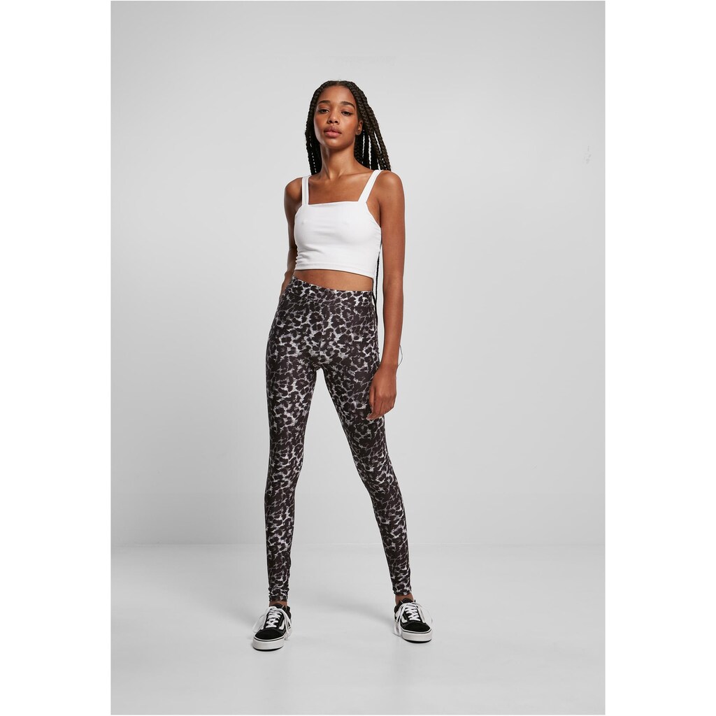 URBAN CLASSICS Leggings »Urban Classics Damen Ladies Soft AOP Leggings«, (1 tlg.)