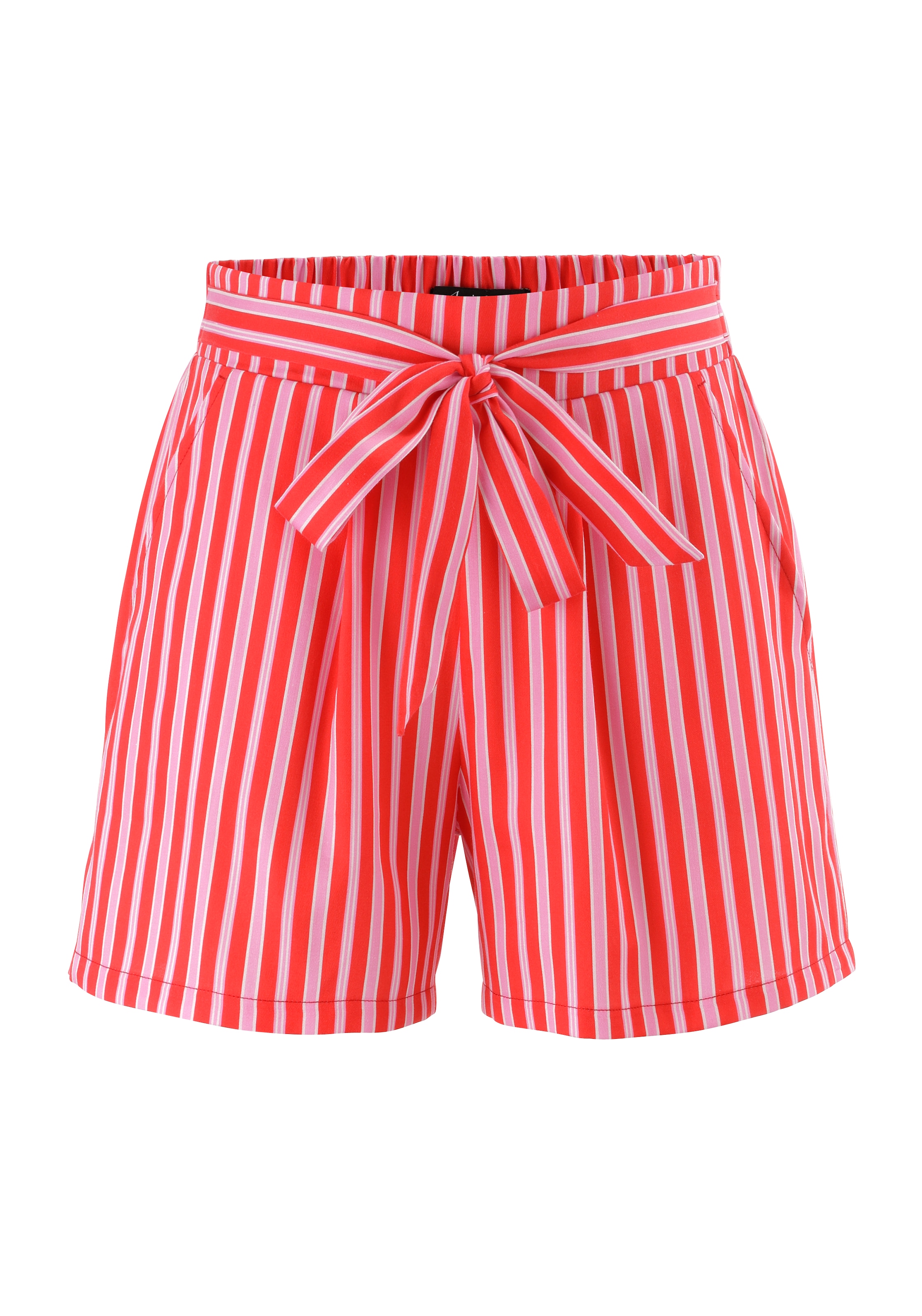 Aniston CASUAL Shorts  im trendfarbenen Streifen-Dessin - NEUE KOLLEKTION