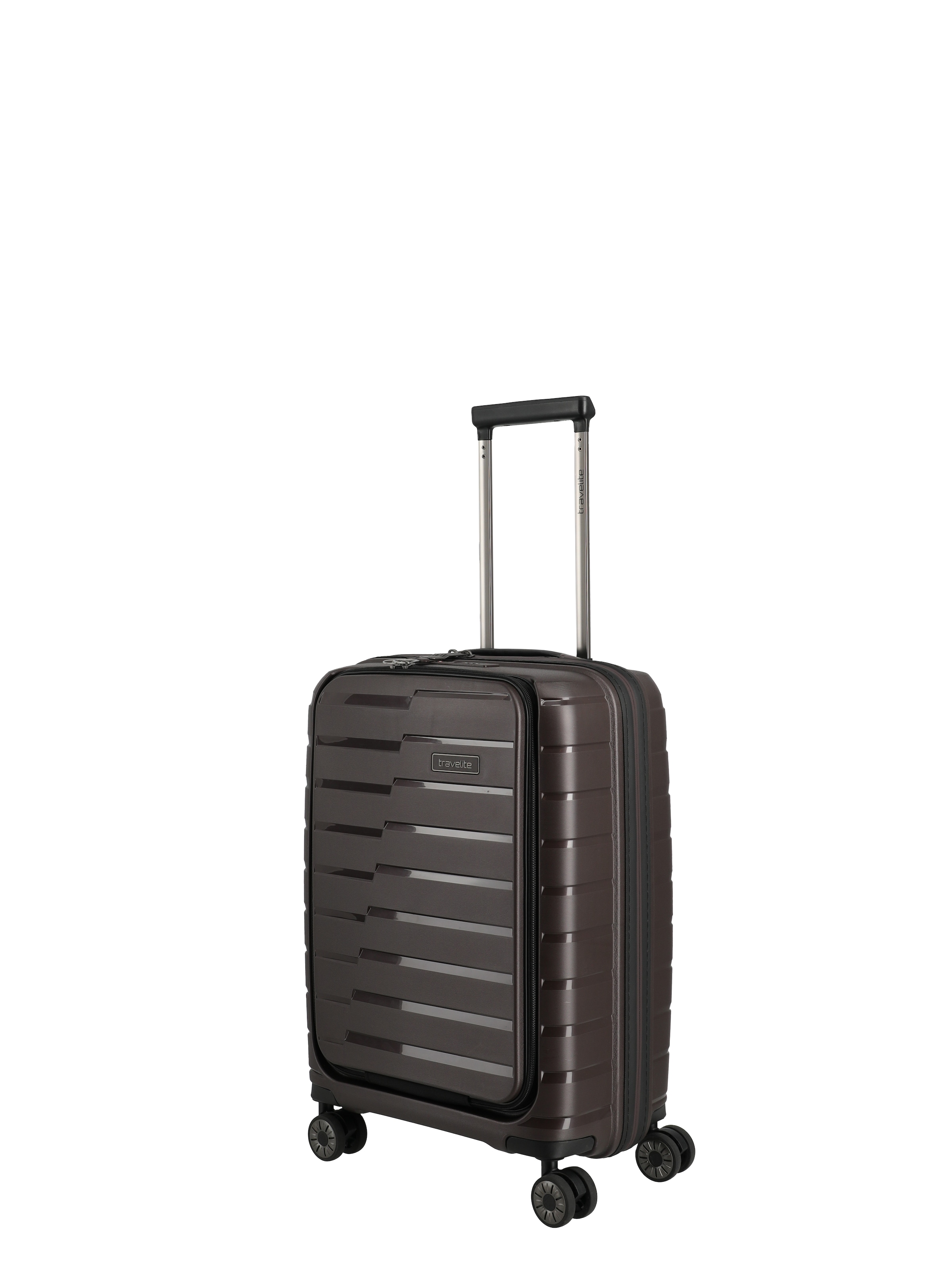 travelite "AIR BASE Reisekoffer Hartschale" 43 l 4 Rollen widerstandsfähiges Material und cleverer Innenaufteilung