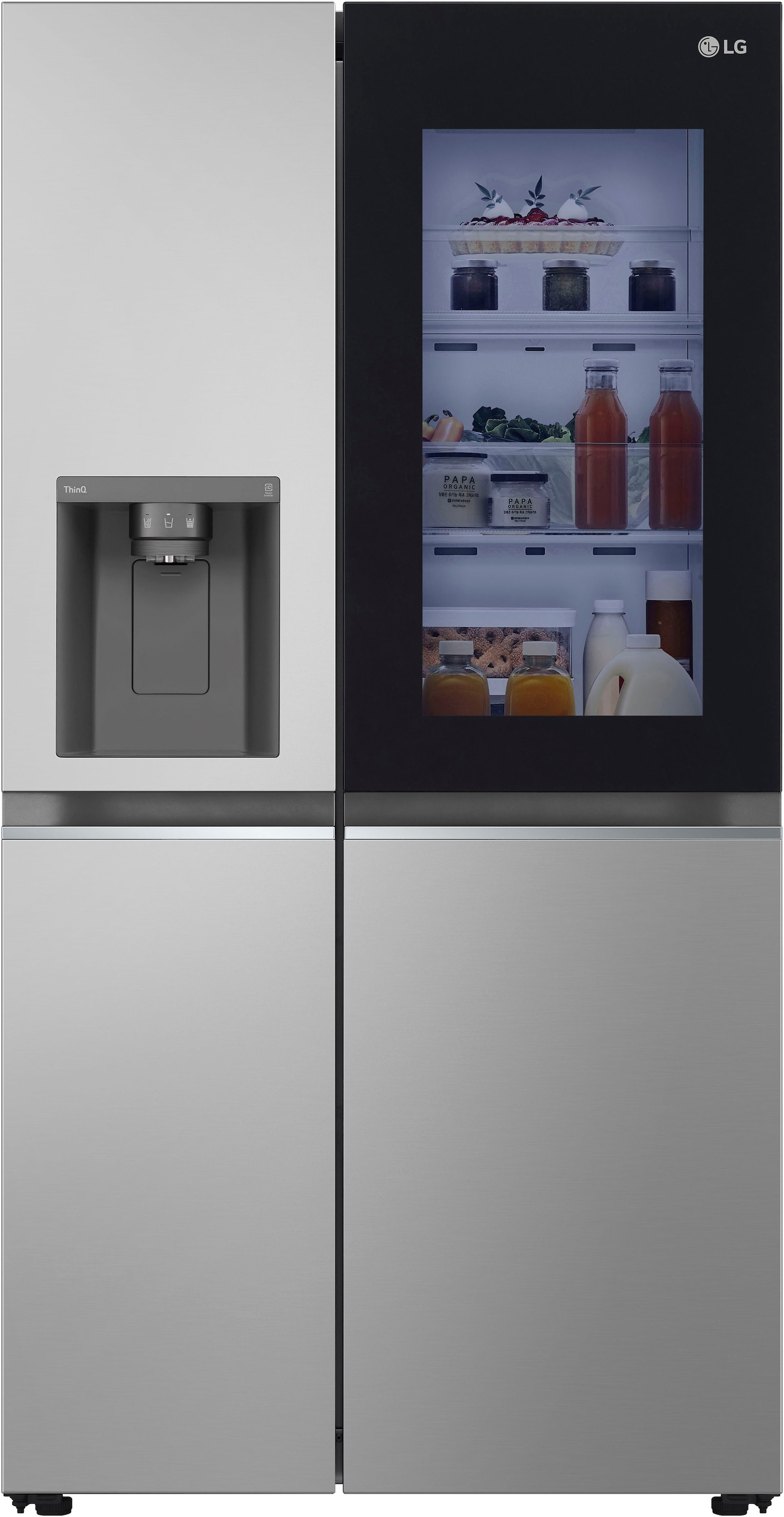LG Side-by-Side, GSGV81EPLL, 179 cm hoch, 91,3 cm breit, 4 Jahre Garantie  inklusive | BAUR | Side-by-Side Kühlschränke