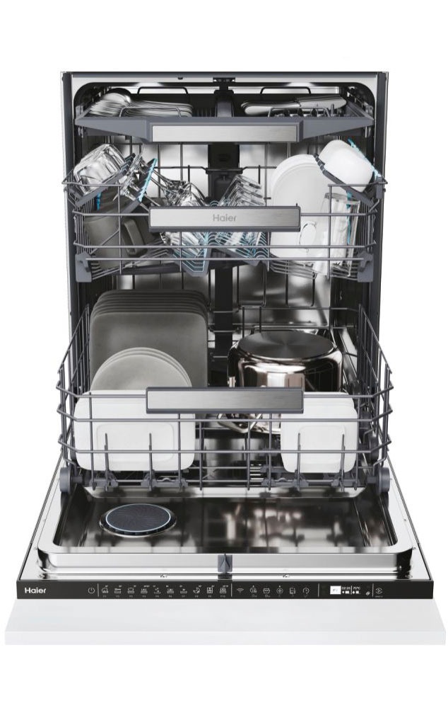 Haier vollintegrierbarer Geschirrspüler I-PRO SHINE SERIE 4 »XS 6B0M3PDB«, 16 Maßgedecke