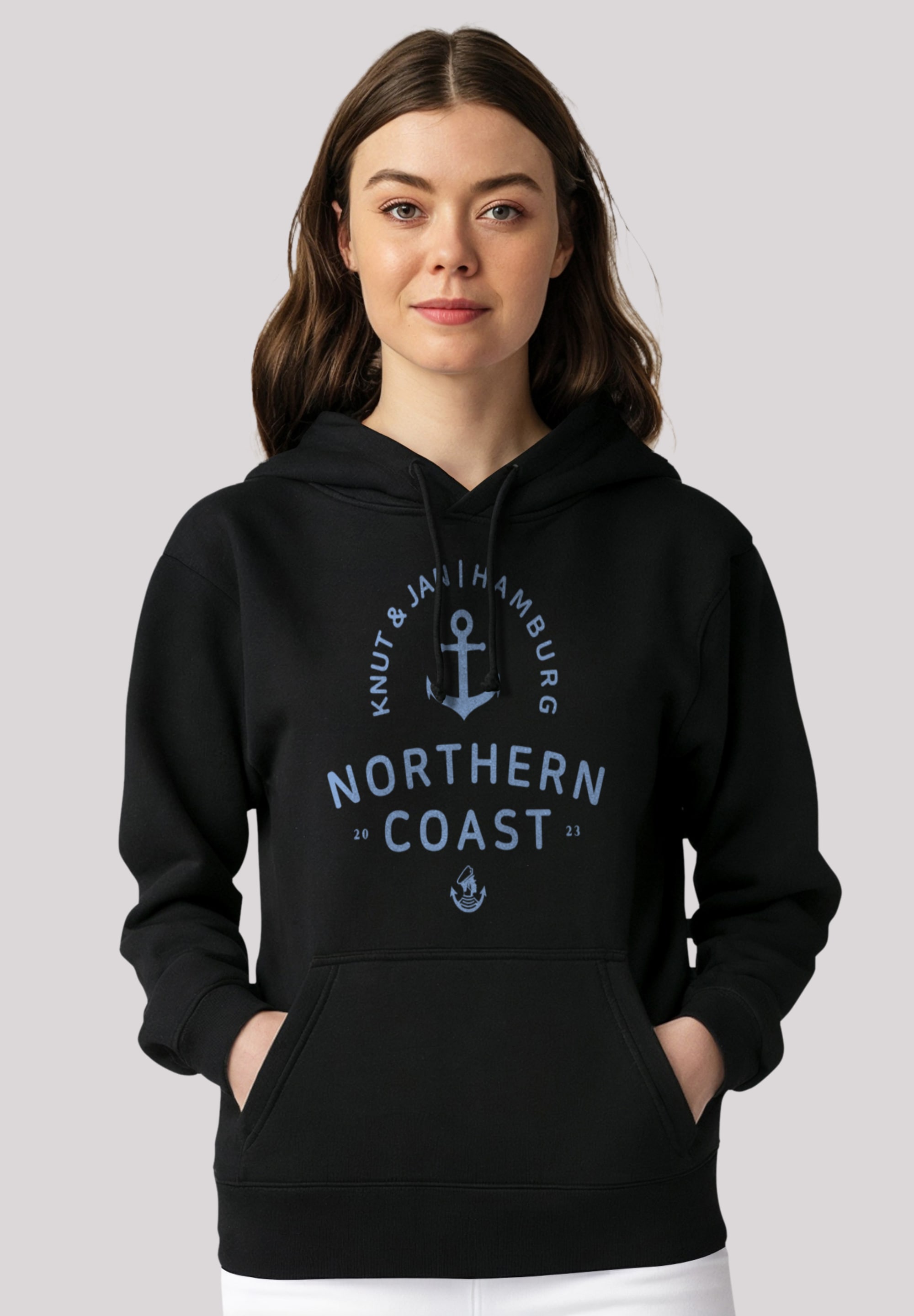 Kapuzenpullover »Nordsee Knut & Jan Hamburg«, Premium Qualität