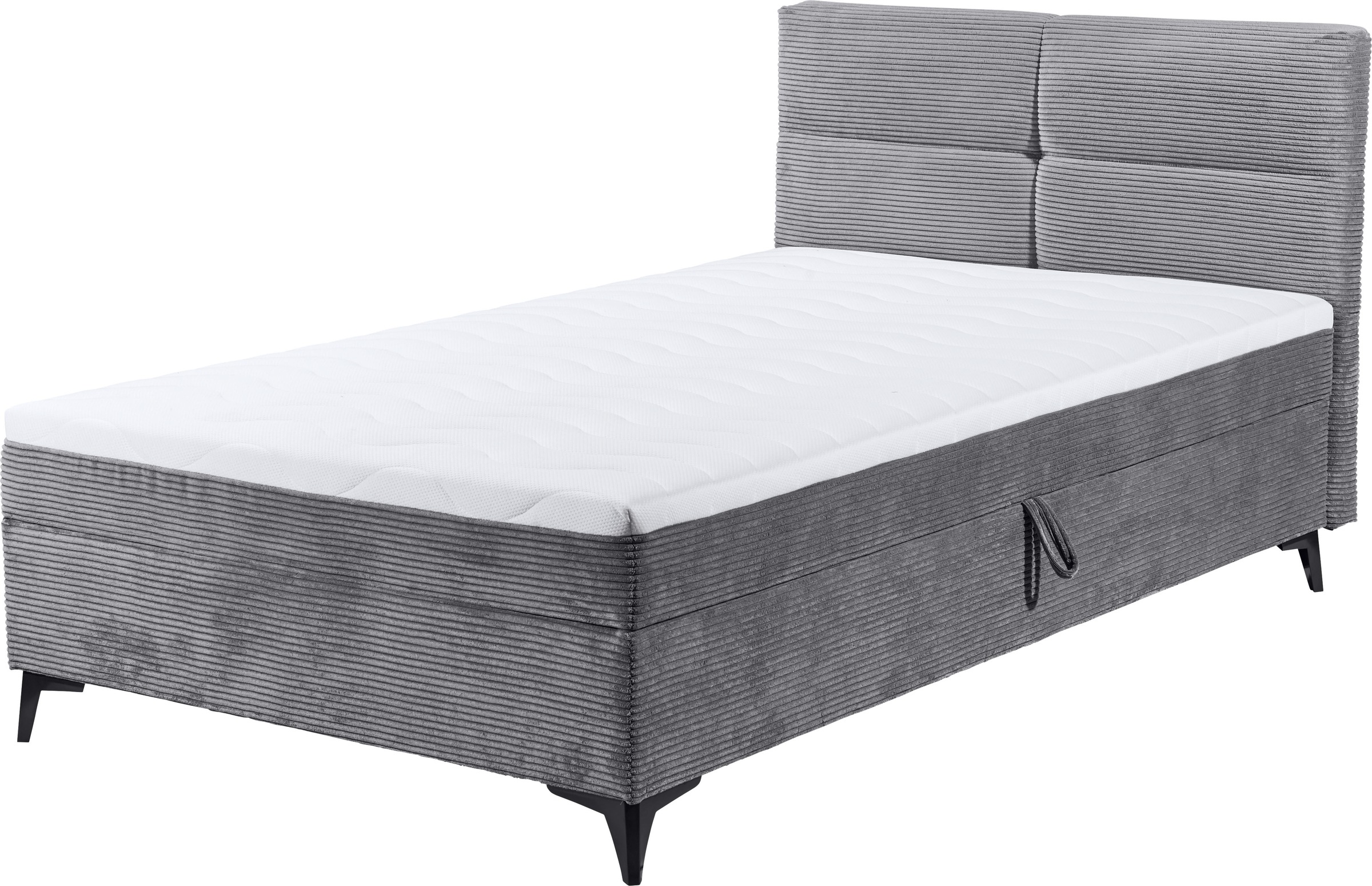 ED EXCITING DESIGN Boxbett »Andon«, mit Bettkasten, integrierter Topper, universell aufbaubar