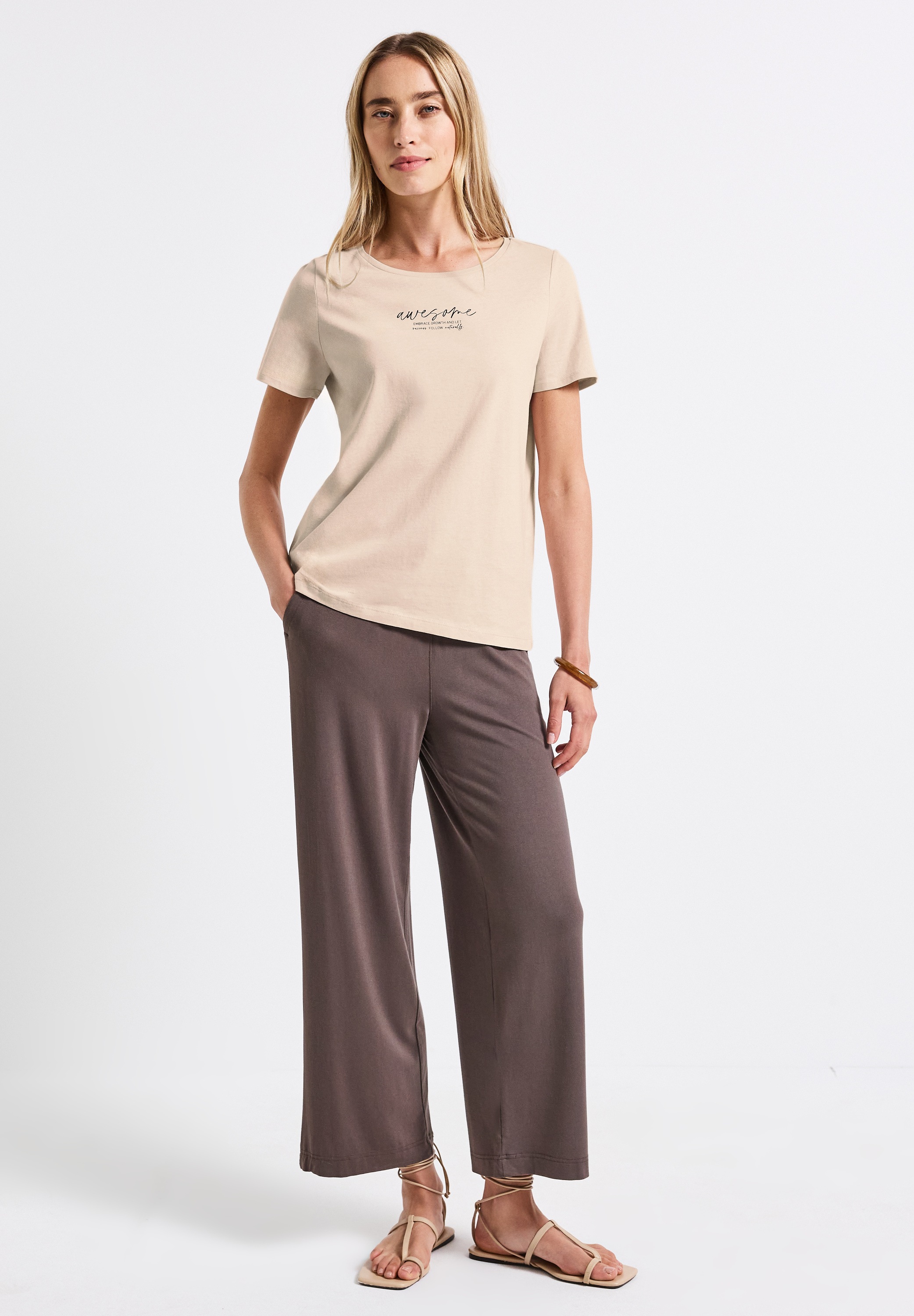 STREET ONE T-Shirt, aus reiner Baumwolle