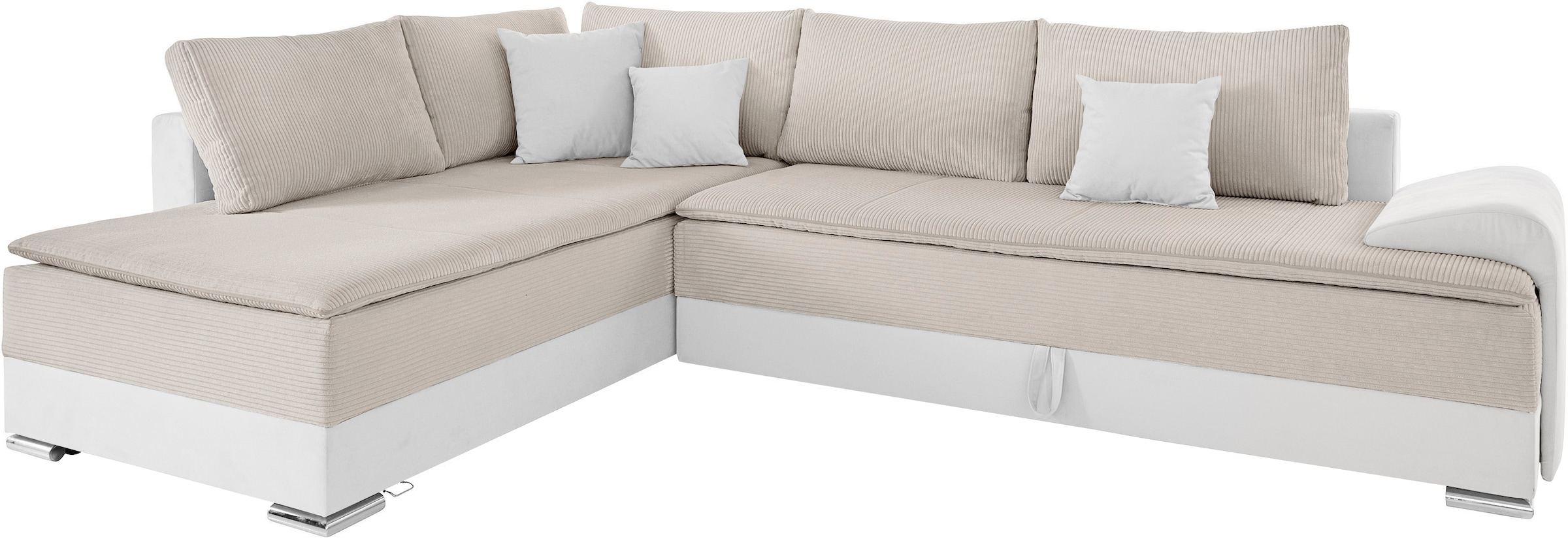 INOSIGN Ecksofa »Night & Day L-Form«, mit Boxspring Bettfunktion 180x200 cm, Dauerschläfer