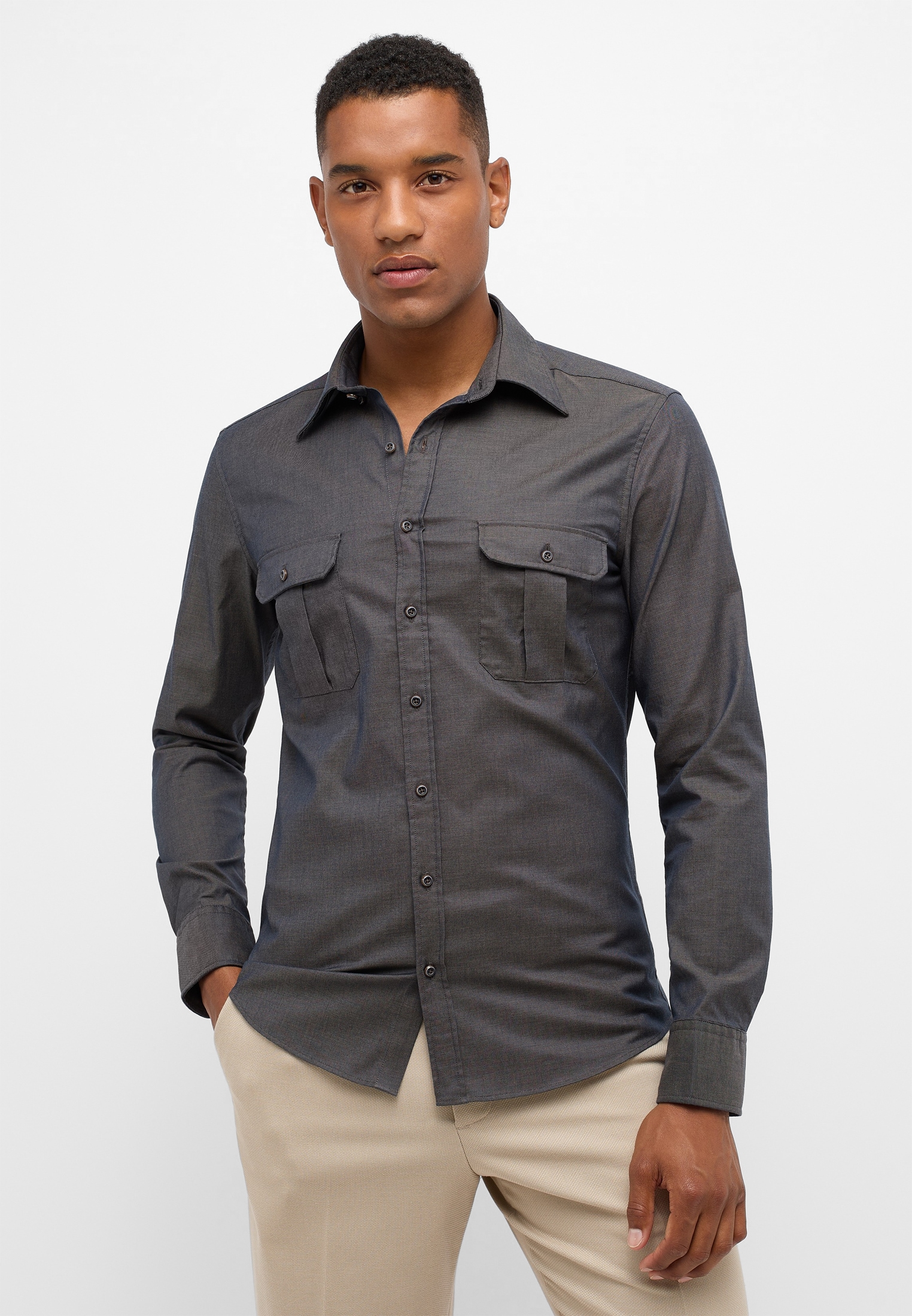 Eterna Langarmhemd "SLIM FIT" günstig online kaufen