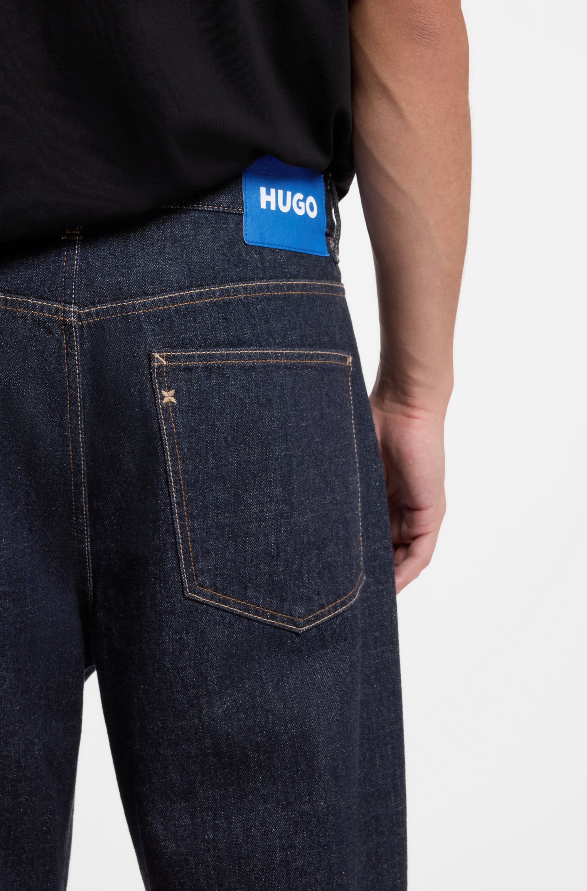 HUGO Weite Jeans »Nate« Baggy Fit, reine Baumwolle