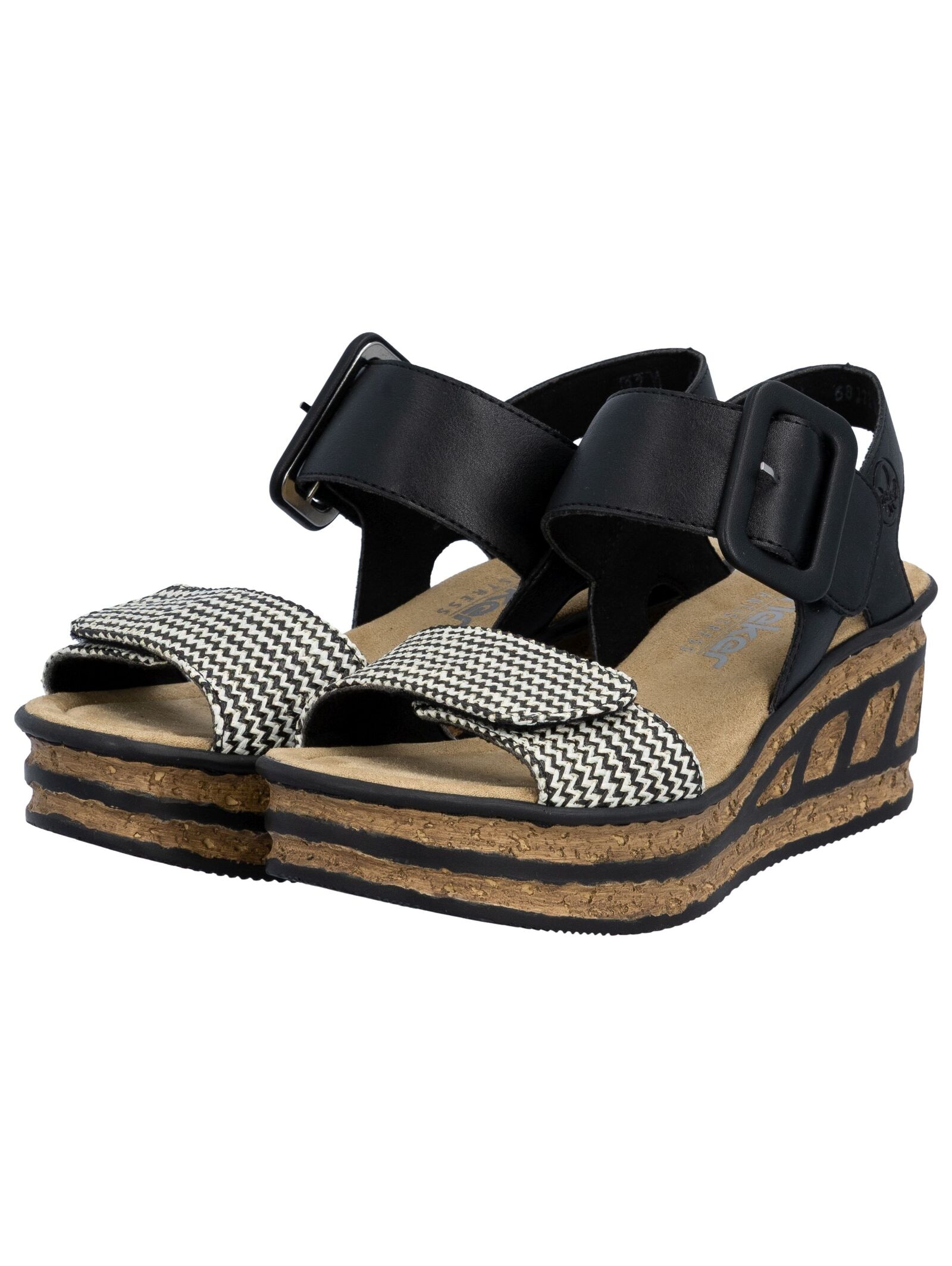 Rieker Keilsandalette »Rieker Sandalen Textil«