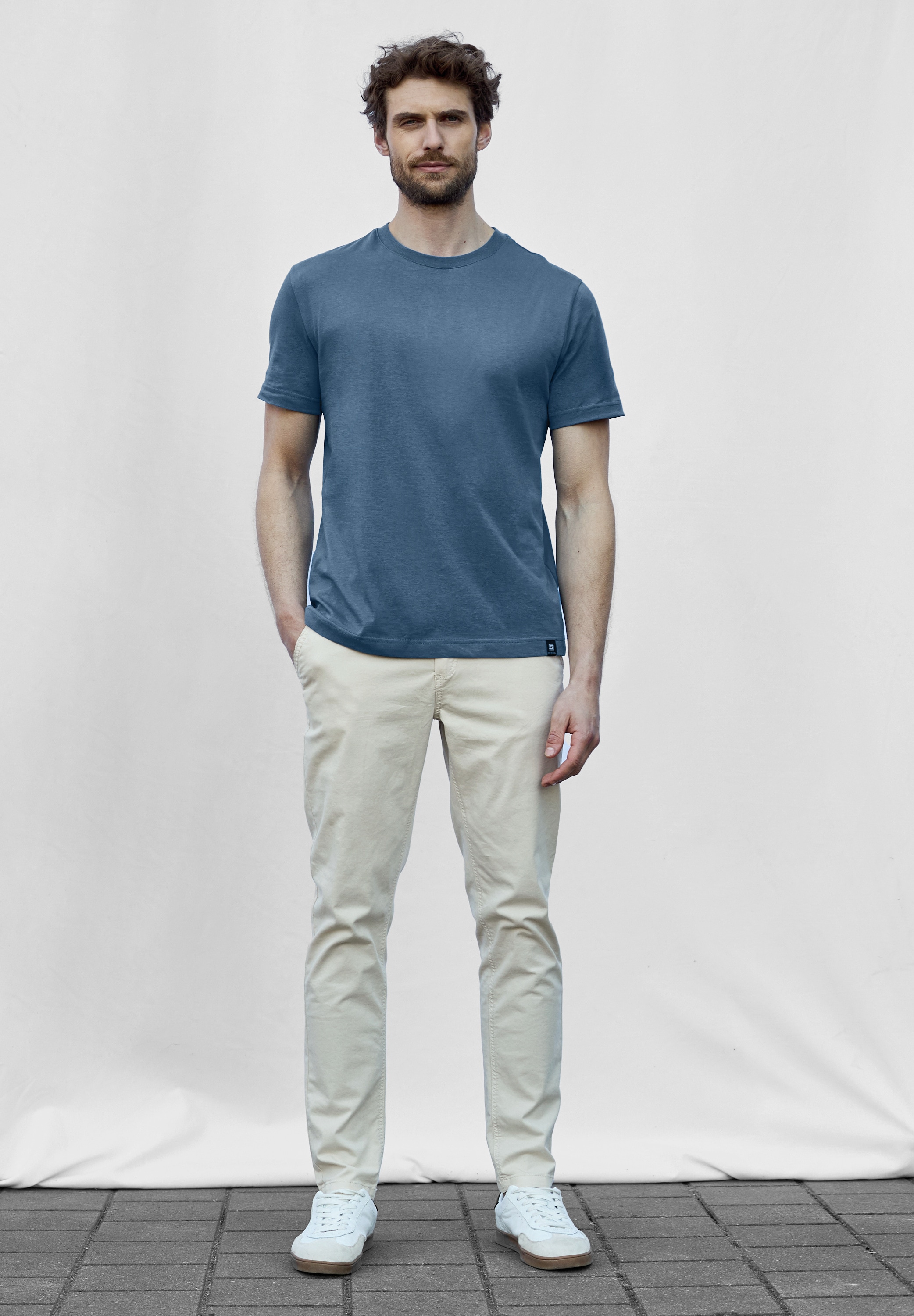 STREET ONE MEN T-Shirt, Rundhalsausschnitt