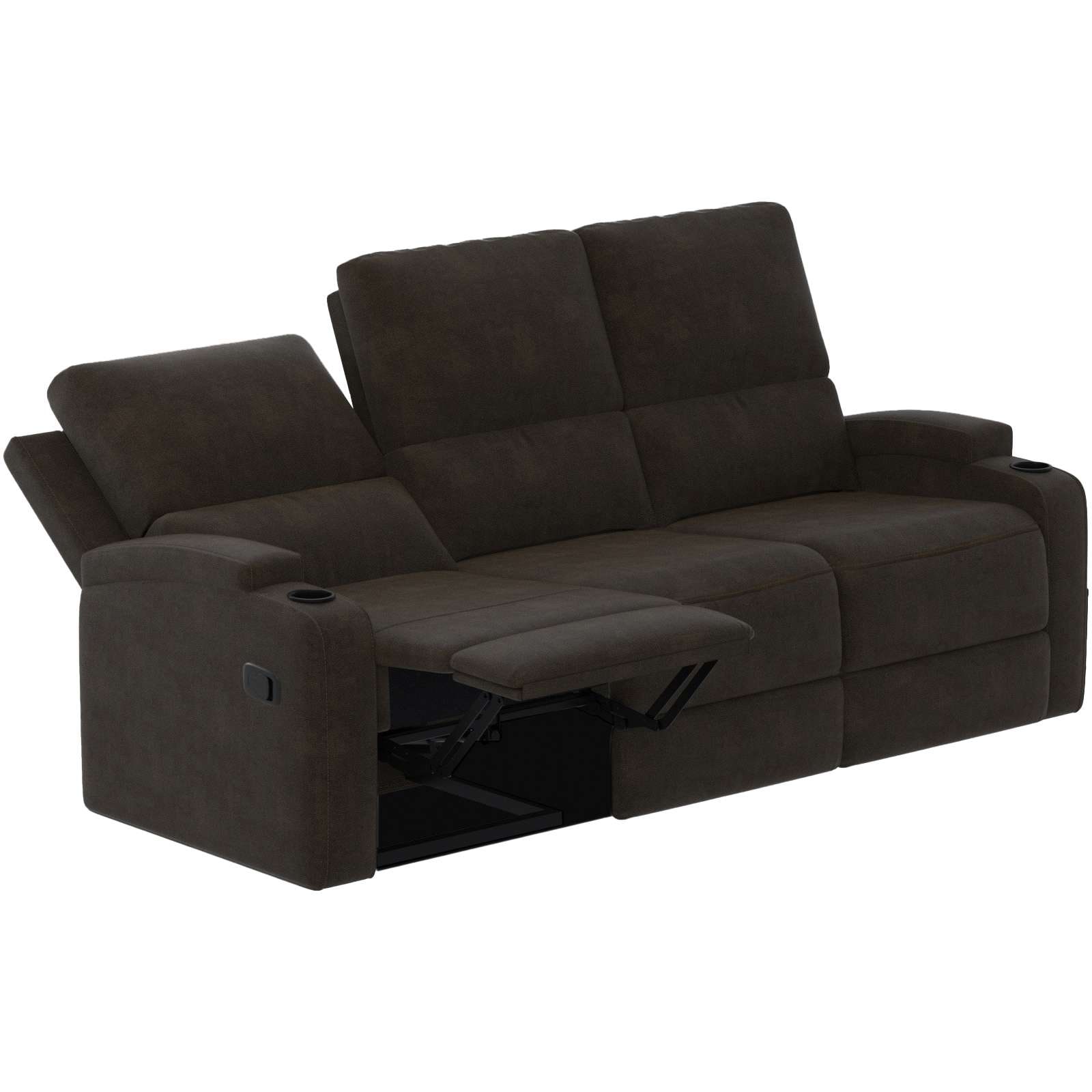 Home affaire 3-Sitzer »Napori«, Kinosofa mit 2 x Relaxfunktion und Getränkehalter