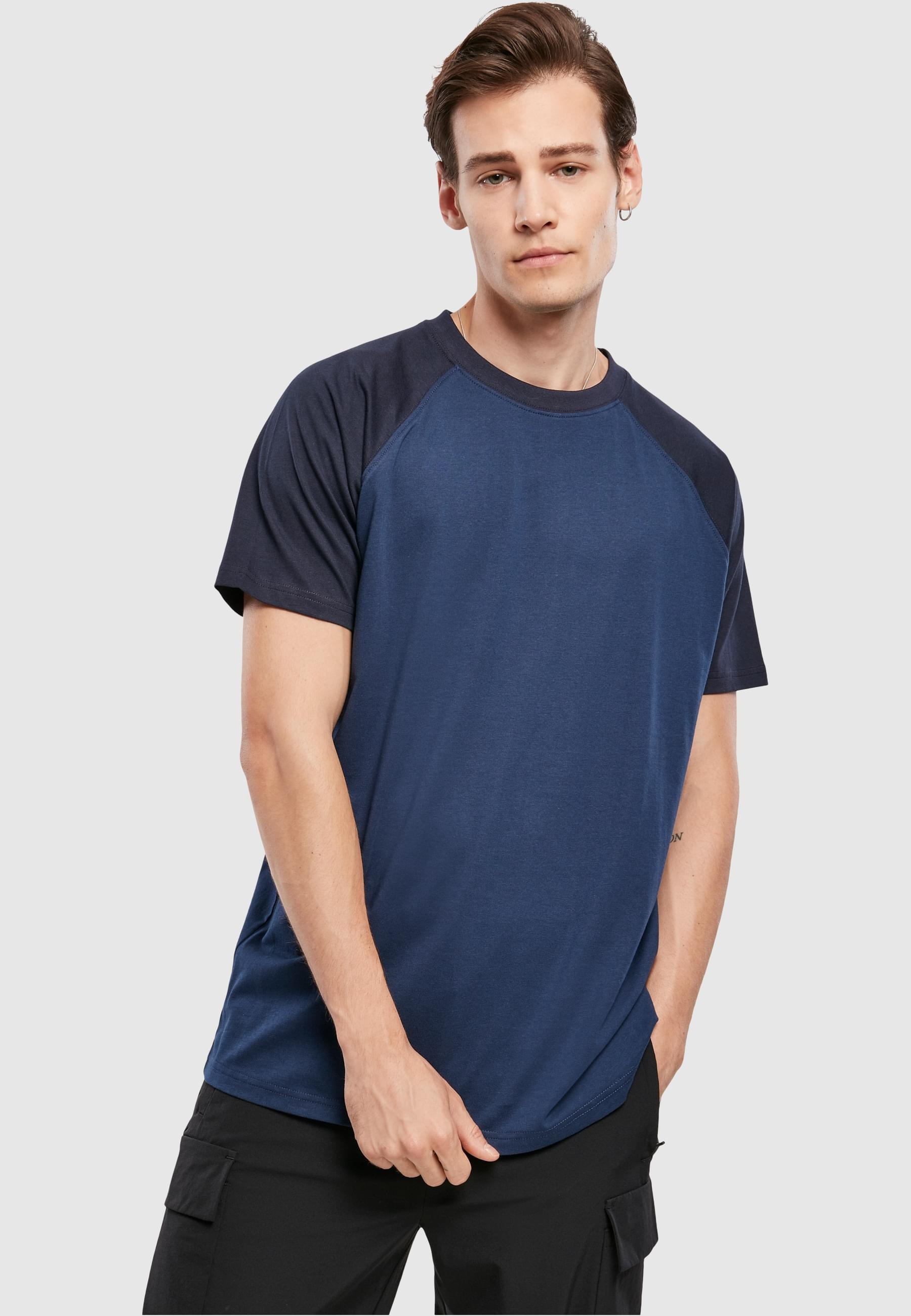 URBAN CLASSICS T-Shirt »Urban Classics Herren Raglan Contrast Tee«, (1 tlg.)