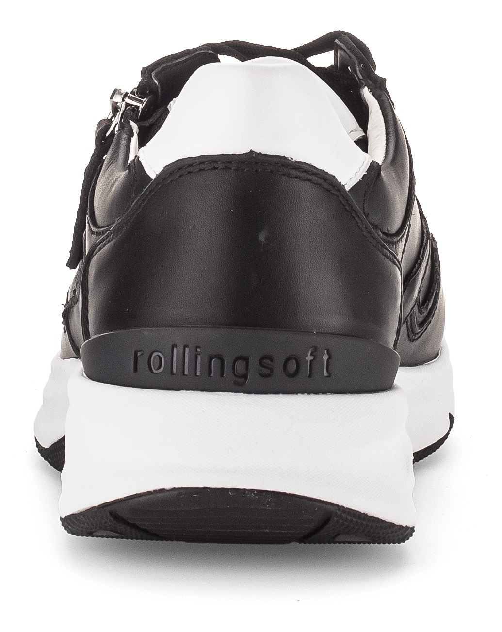 Gabor Rollingsoft Keilsneaker, Freizeitschuh, Halbschuh, Schnürschuh mit Schaftrandpolsterung
