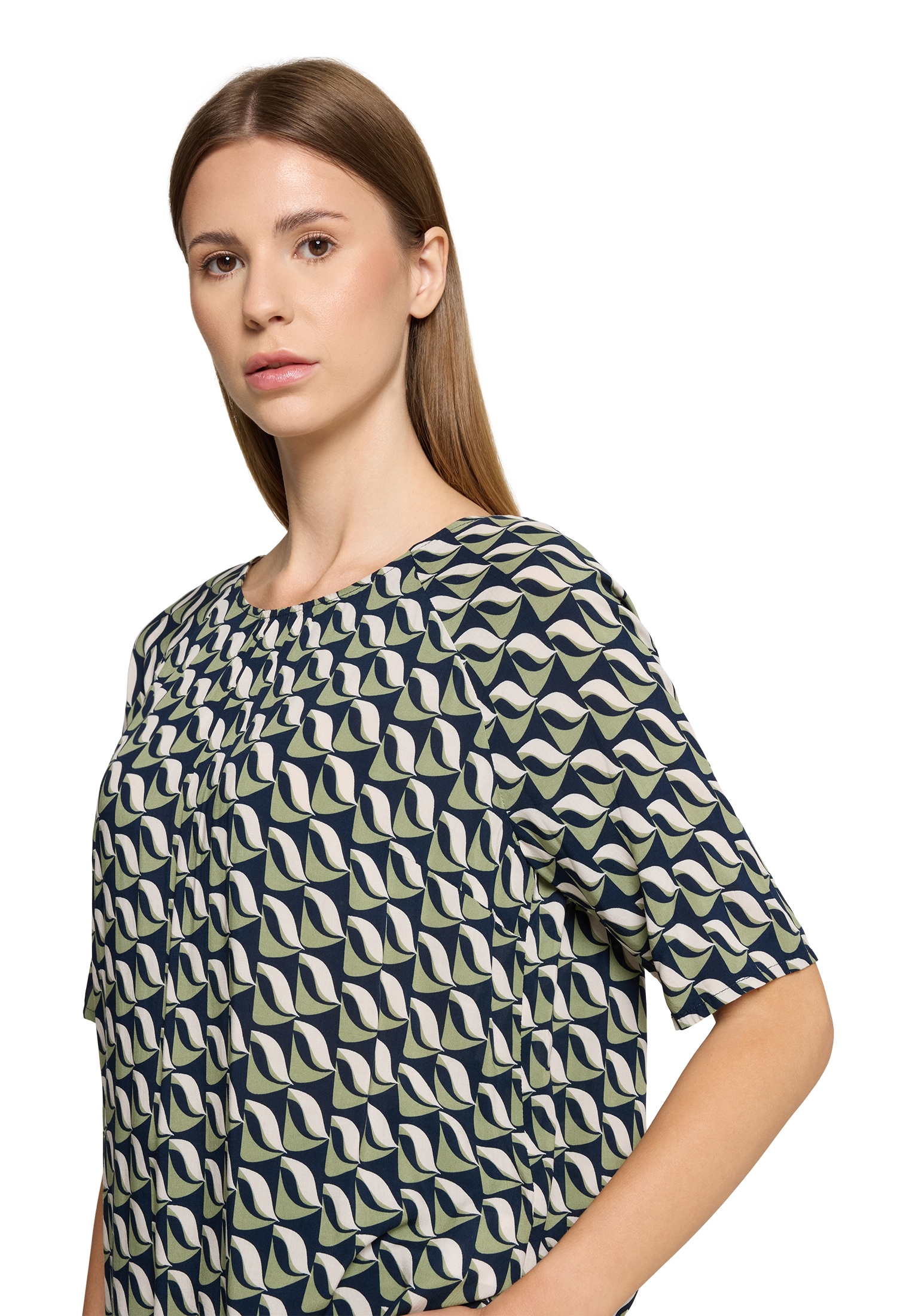 Betty Barclay Schlupfbluse »Betty Barclay Damen Schlupfbluse mit Rundhalsausschnitt«