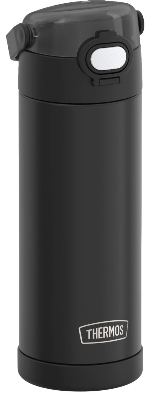 THERMOS Isolierflasche »FUNTAINER Water Bottle, doppelwandiger Edelstahl, spülmaschinenfest«, (1 tlg.), 0,47l, 12h kalt, mit dichschließendem Push Button Lid