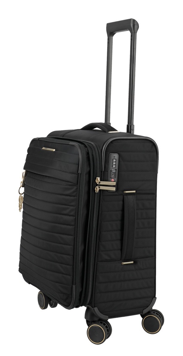 travelite Weichgepäck-Trolley »BARBARA & travelite | BARBARA STEPP, verschiedene Größen und Farben«, 4 Rollen, Weichgepäck-Koffer Schlüsselanhänger Volumenerweiterung bei S/M