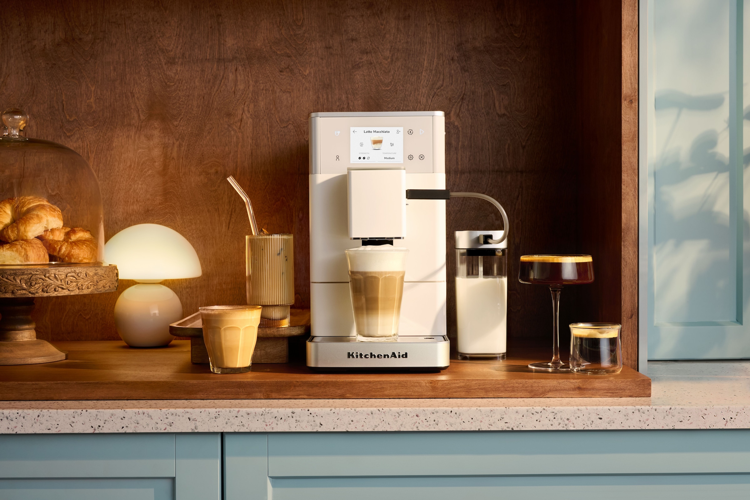 KitchenAid Kaffeevollautomat »5KES8454EPL« Zertifiziert von Quiet Mark. Sehr leise bei der Zubereitung