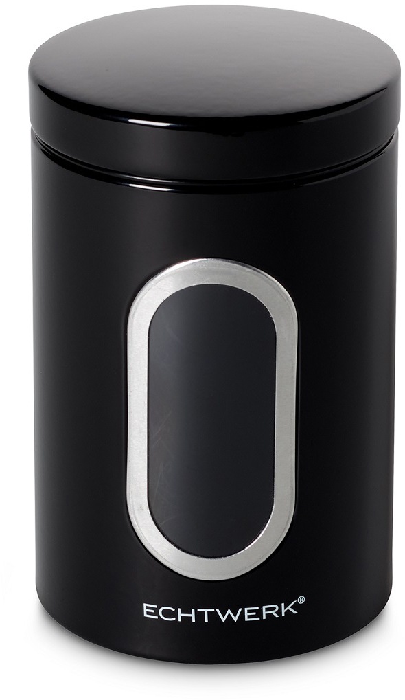 ECHTWERK Vorratsdose, (Set, 3 tlg.), Aufbewahrungsbehälter mit Luftdichtem Deckel, Sichtfenster, 1,4 Liter
