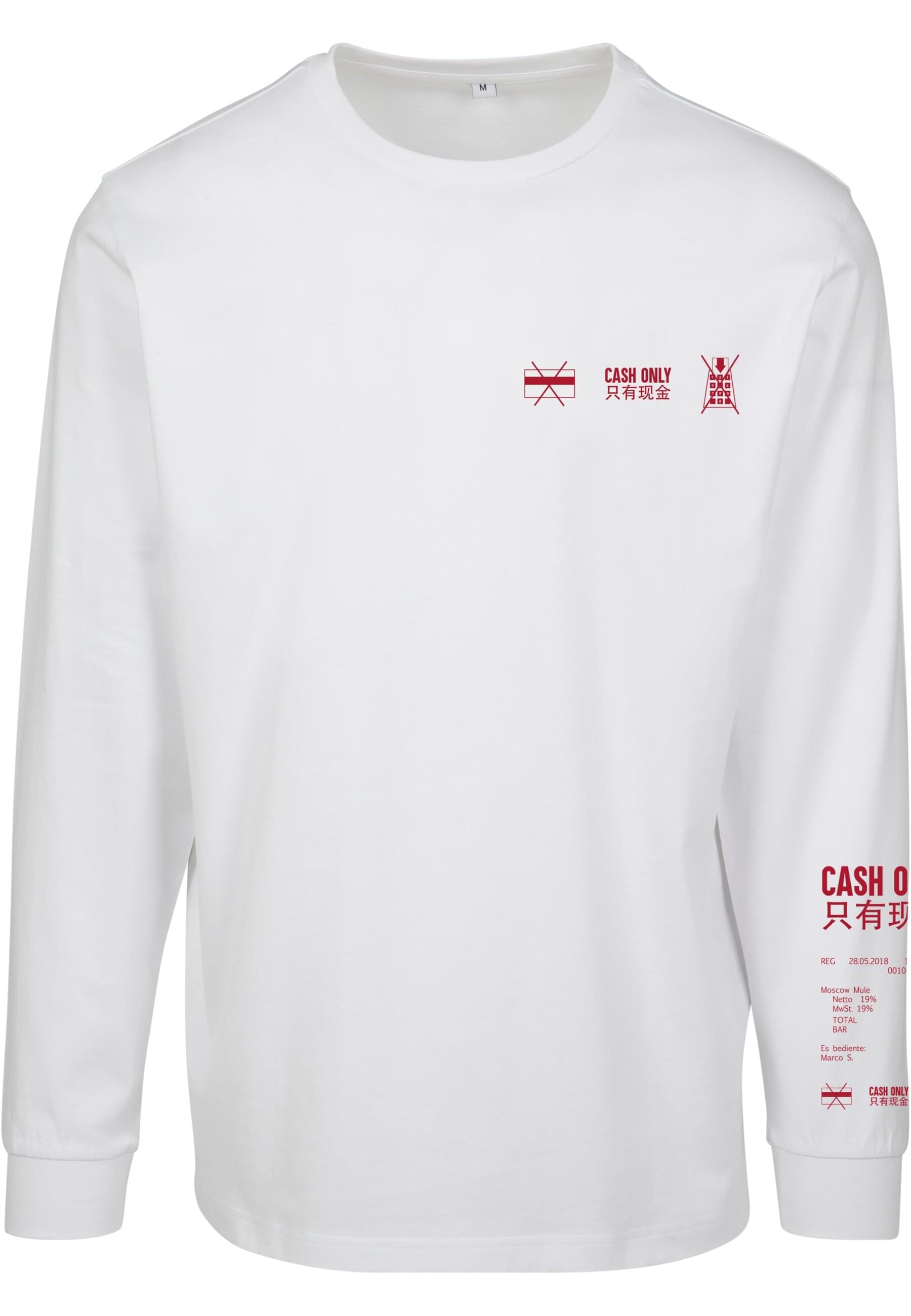 MisterTee Longsleeve »MisterTee Herren Cash Only Longsleeve«