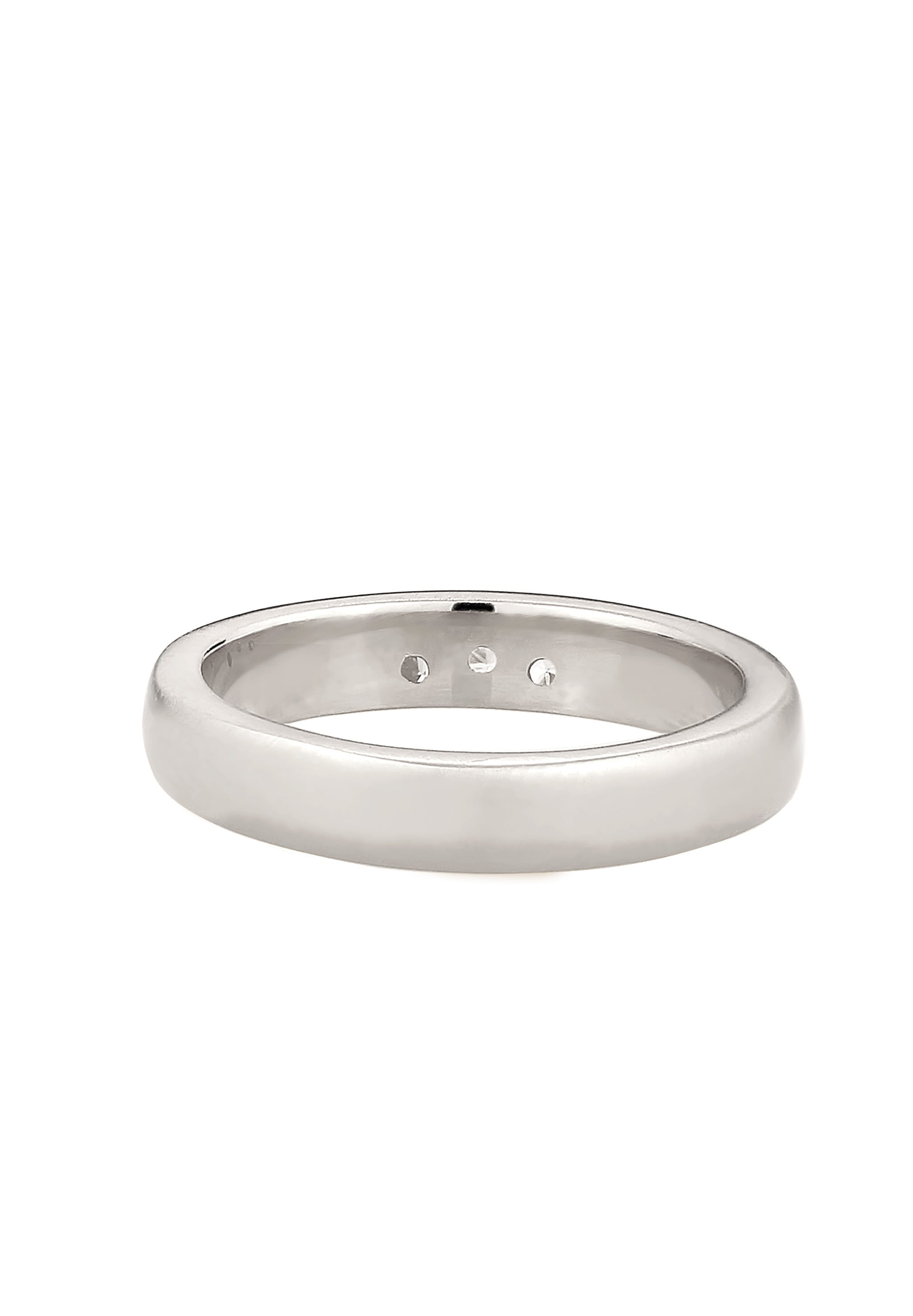 Elli DIAMONDS Diamantring »Ring Verlobungsring Laborgezüchtete Diamanten Weiß Brillantschliff (0.075 ct) 925 Sterling Silber«