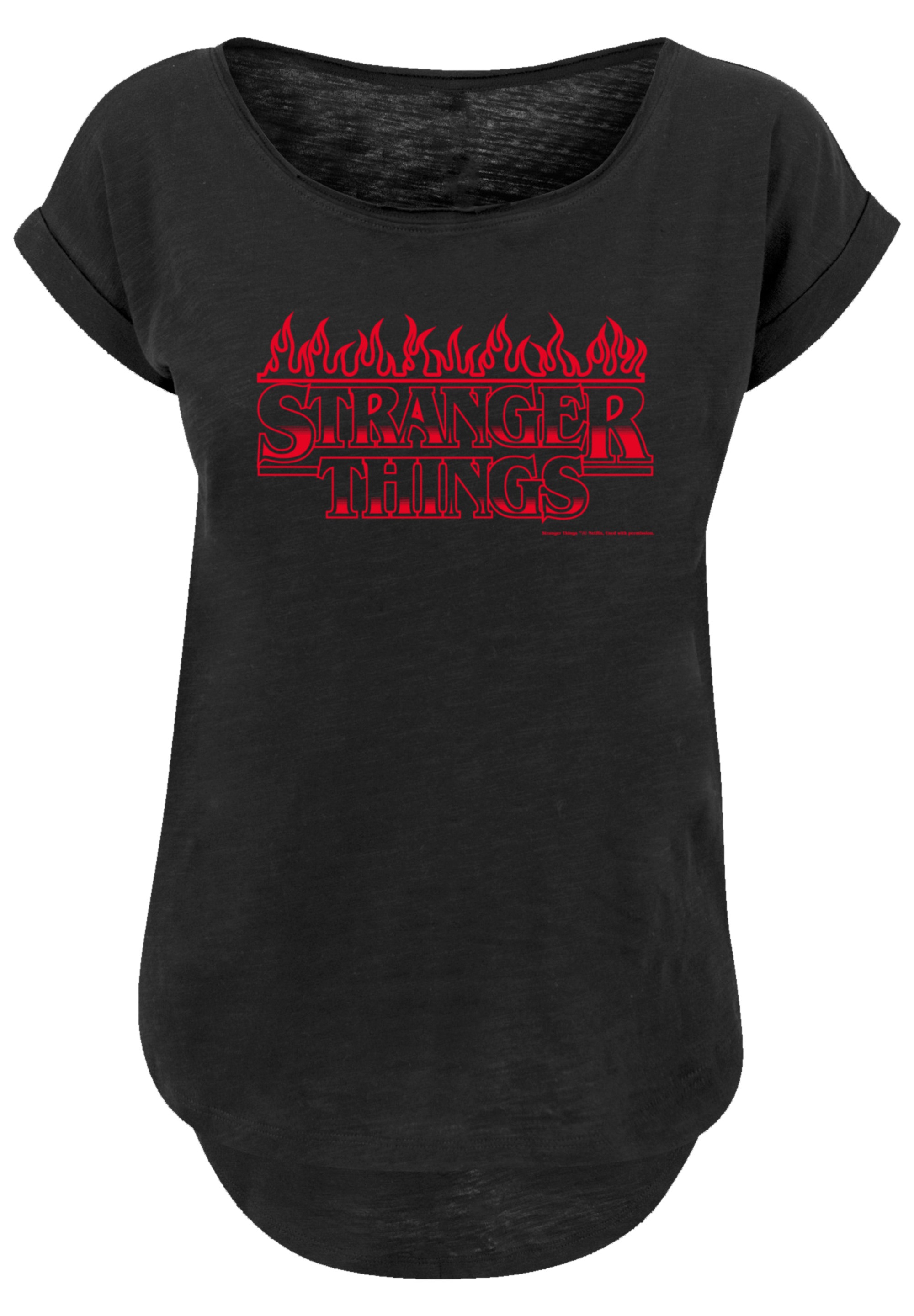 F4NT4STIC T-Shirt »Stranger Things Flames Netflix TV Series«, Premium Qualität