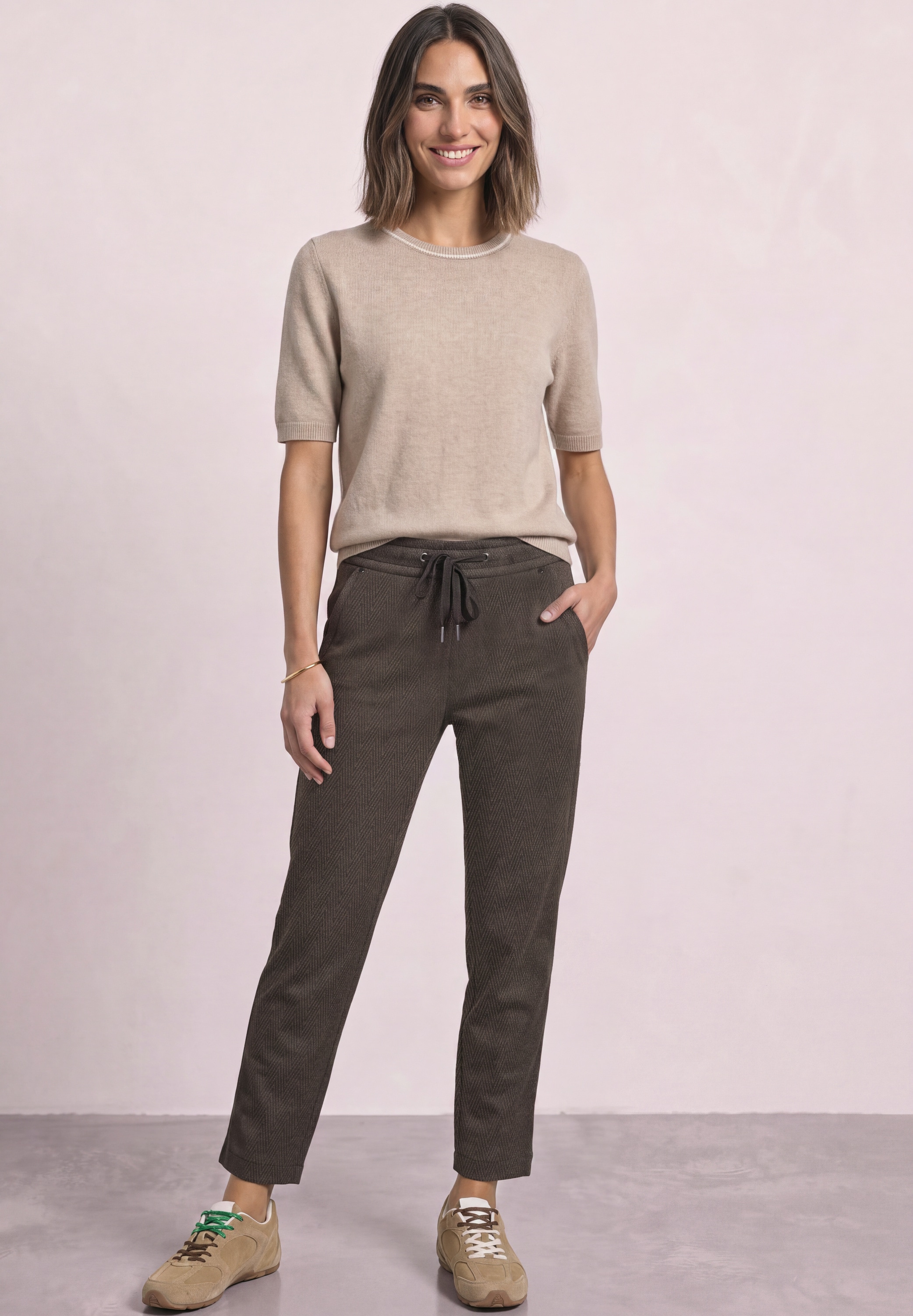 STREET ONE Jerseyhose  Middle Waist