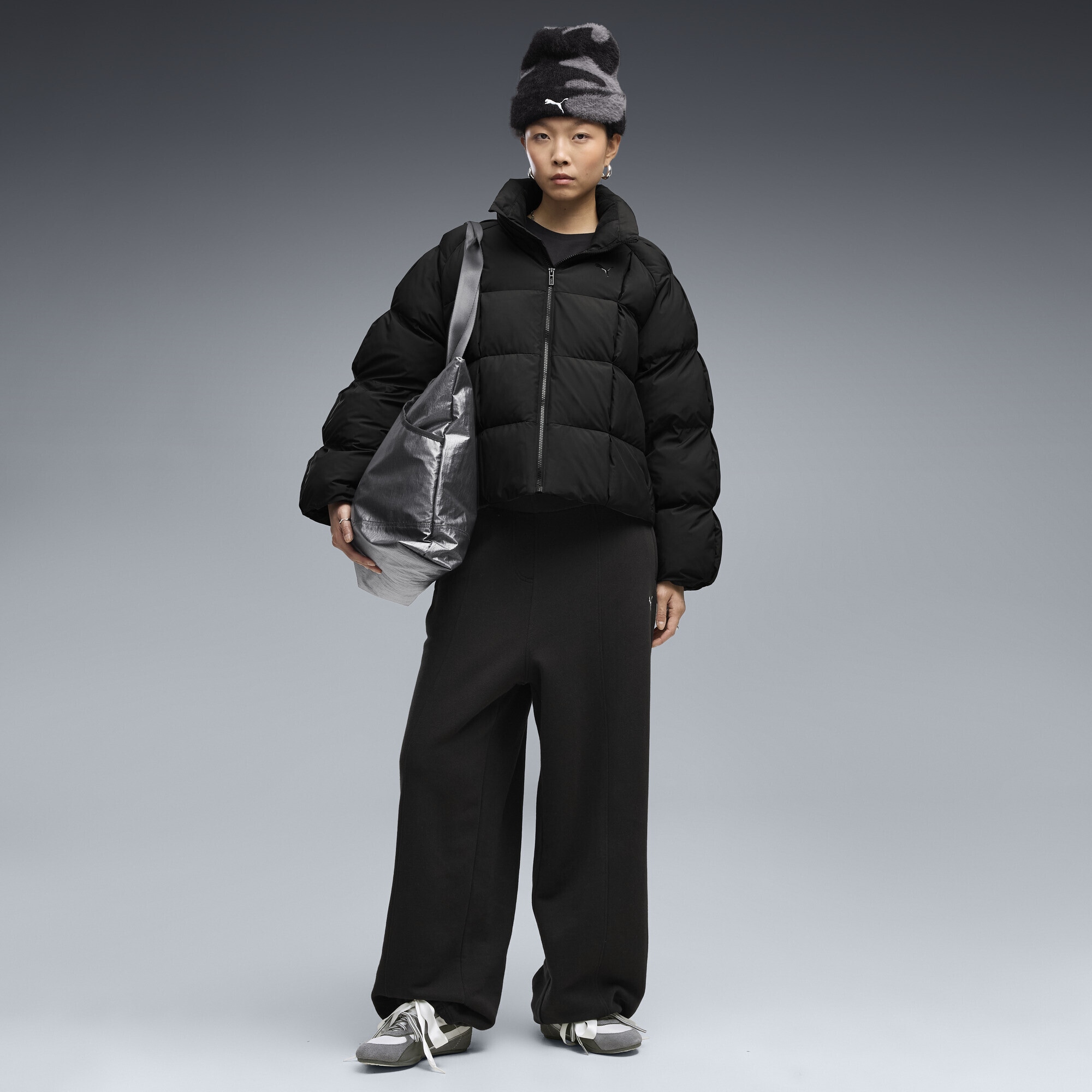 PUMA Winterjacke »T7 Pleat Relaxed Pufferjacke Damen«