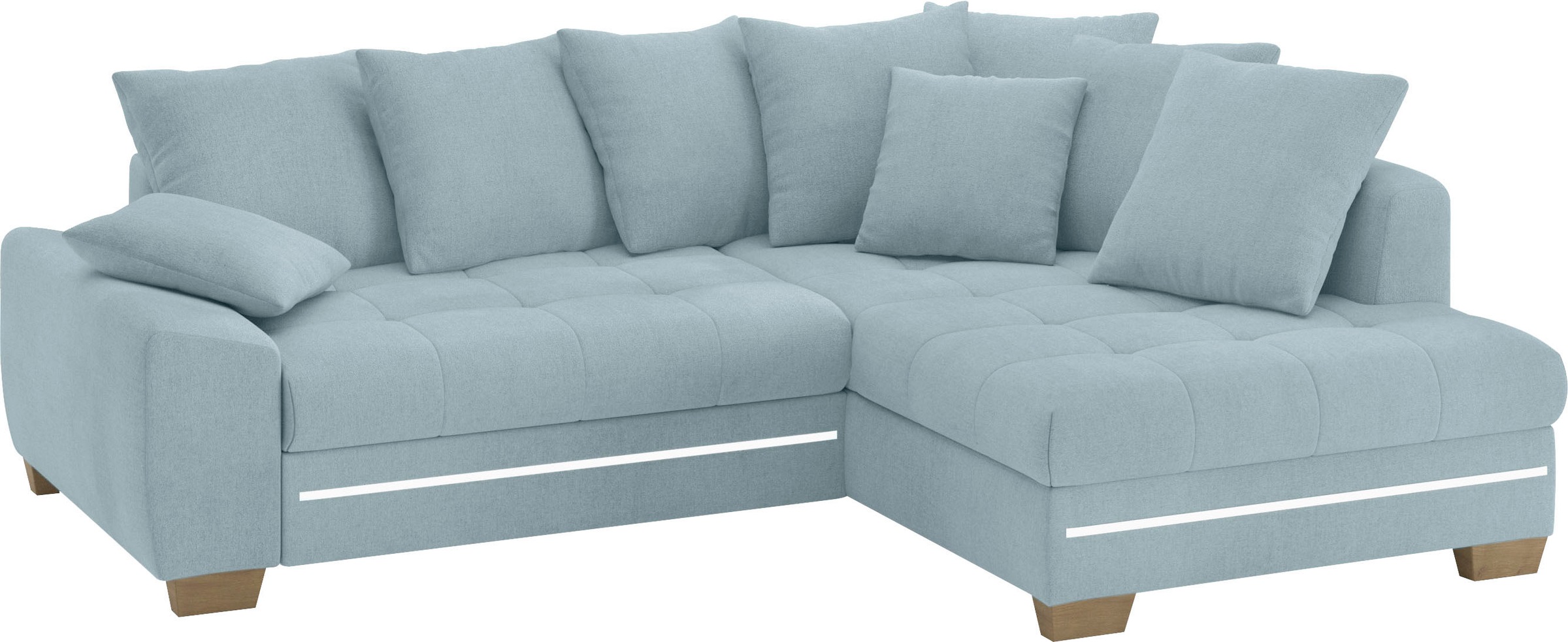 Mr. Couch Ecksofa "Nikita II, L-Form", mit Kaltschaum, RGB-LED Beleuchtung, günstig online kaufen