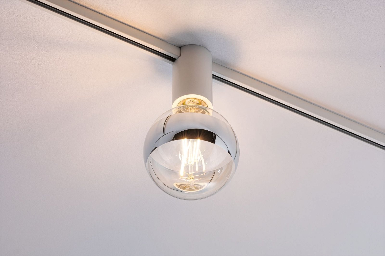 Paulmann Schienensystem-Leuchten »URail Schienenspot Socket Einzelspot E27 max. 20W 230V« E27 1 Stk. dimmbar