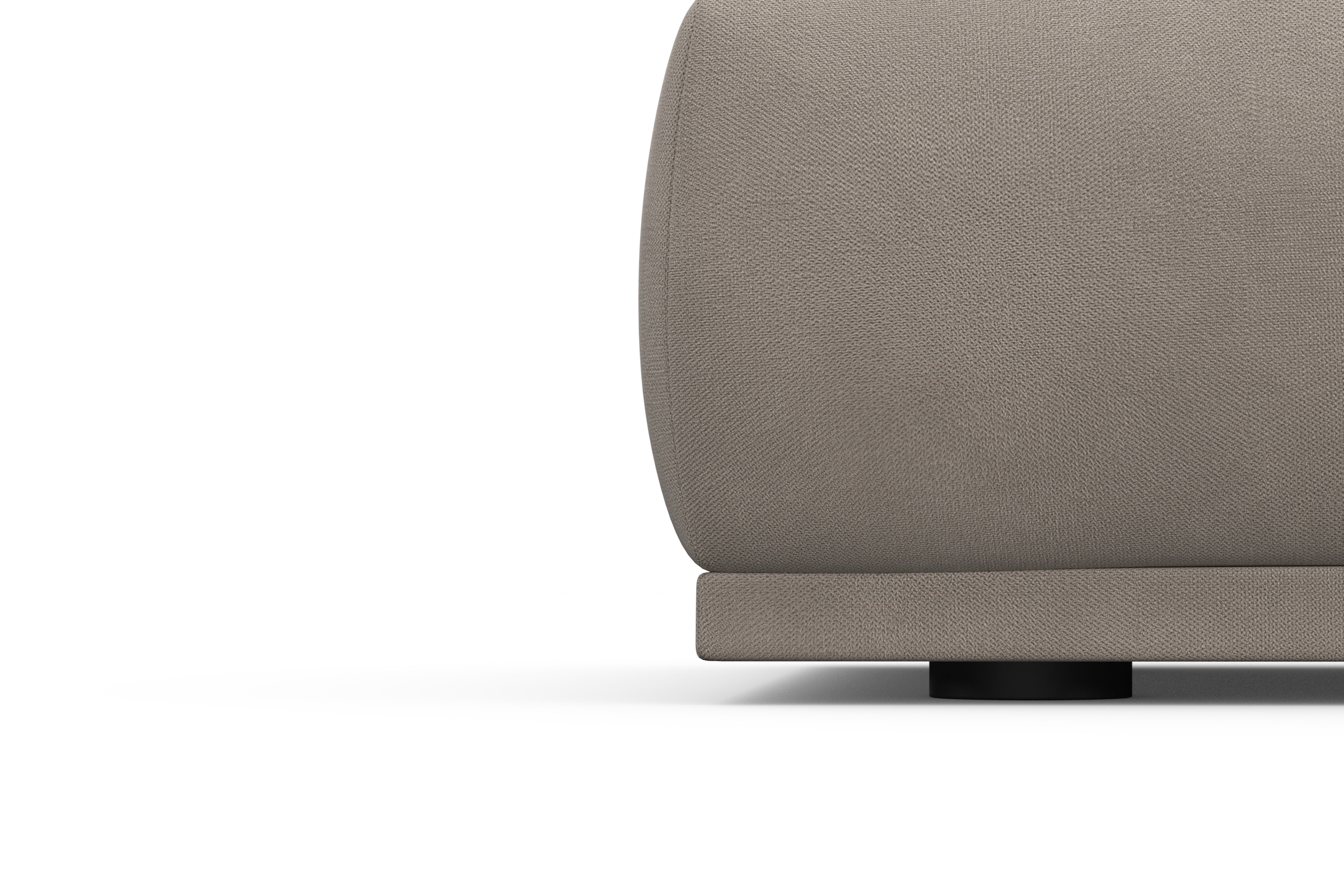 TRENDMANUFAKTUR Hocker »Braga, mit hochwertigem Kaltschaum, quadratisch, in Cord erhältlich« 1 Stk. tlg. moderner Polsterhocker, 85/42/85 cm (B/H/T)