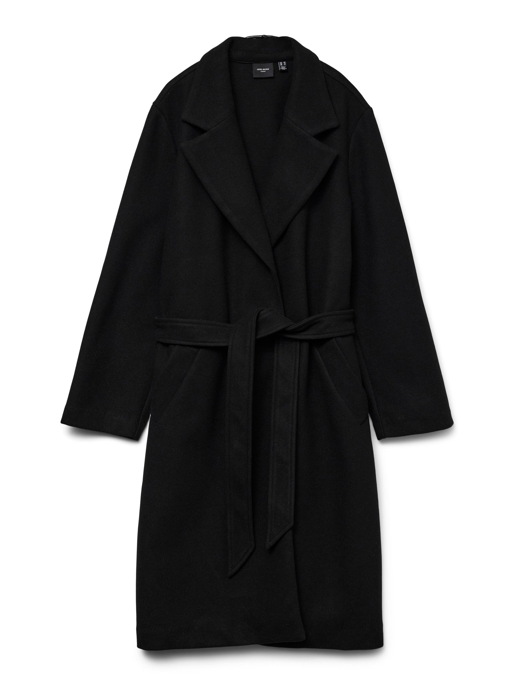 Thumbnail - Vero Moda Curve Langmantel "VMCFORTUNEAYA LONG COAT GA CUR NOOS"