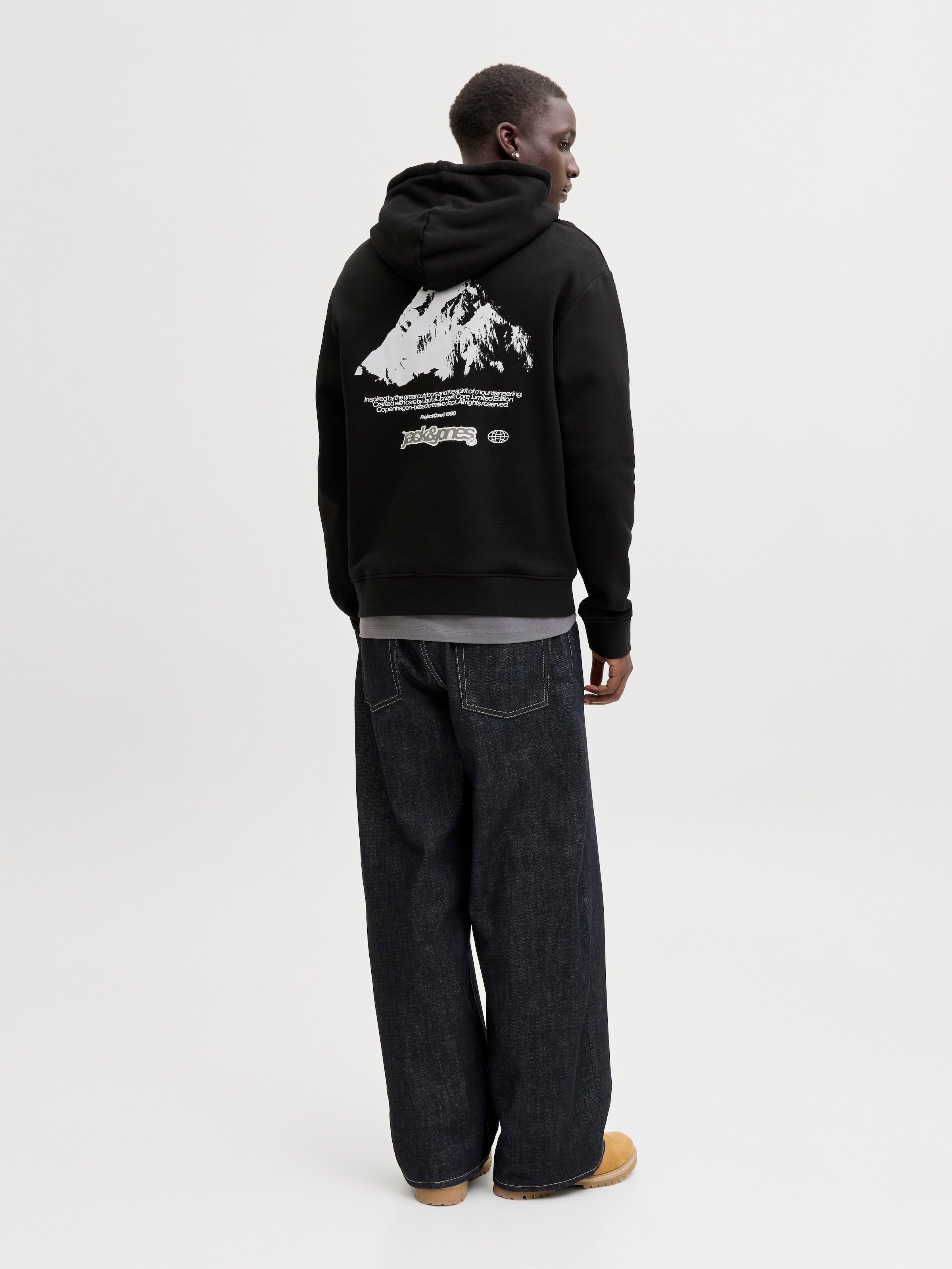 Jack & Jones Kapuzensweatshirt »JCOFLARE BACK PHOTO PRINT SWEAT HOOD«
