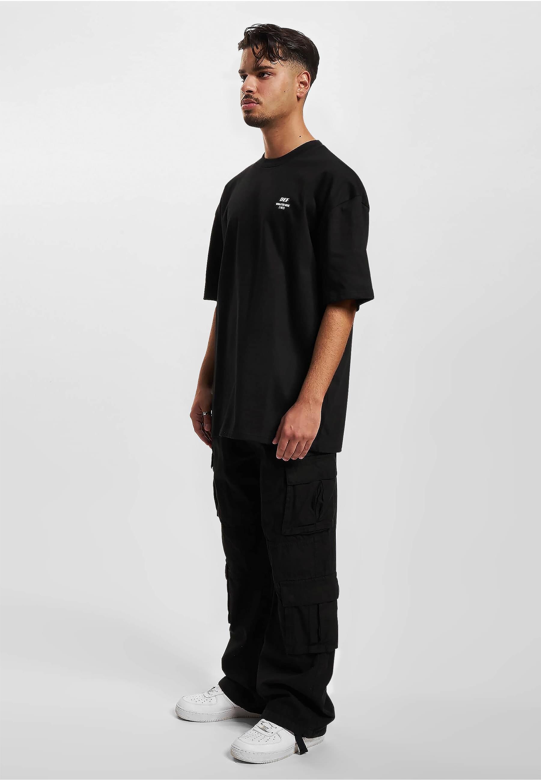 DEF T-Shirt »DEF Herren DEF Busy Tshirt«, (1 tlg.)